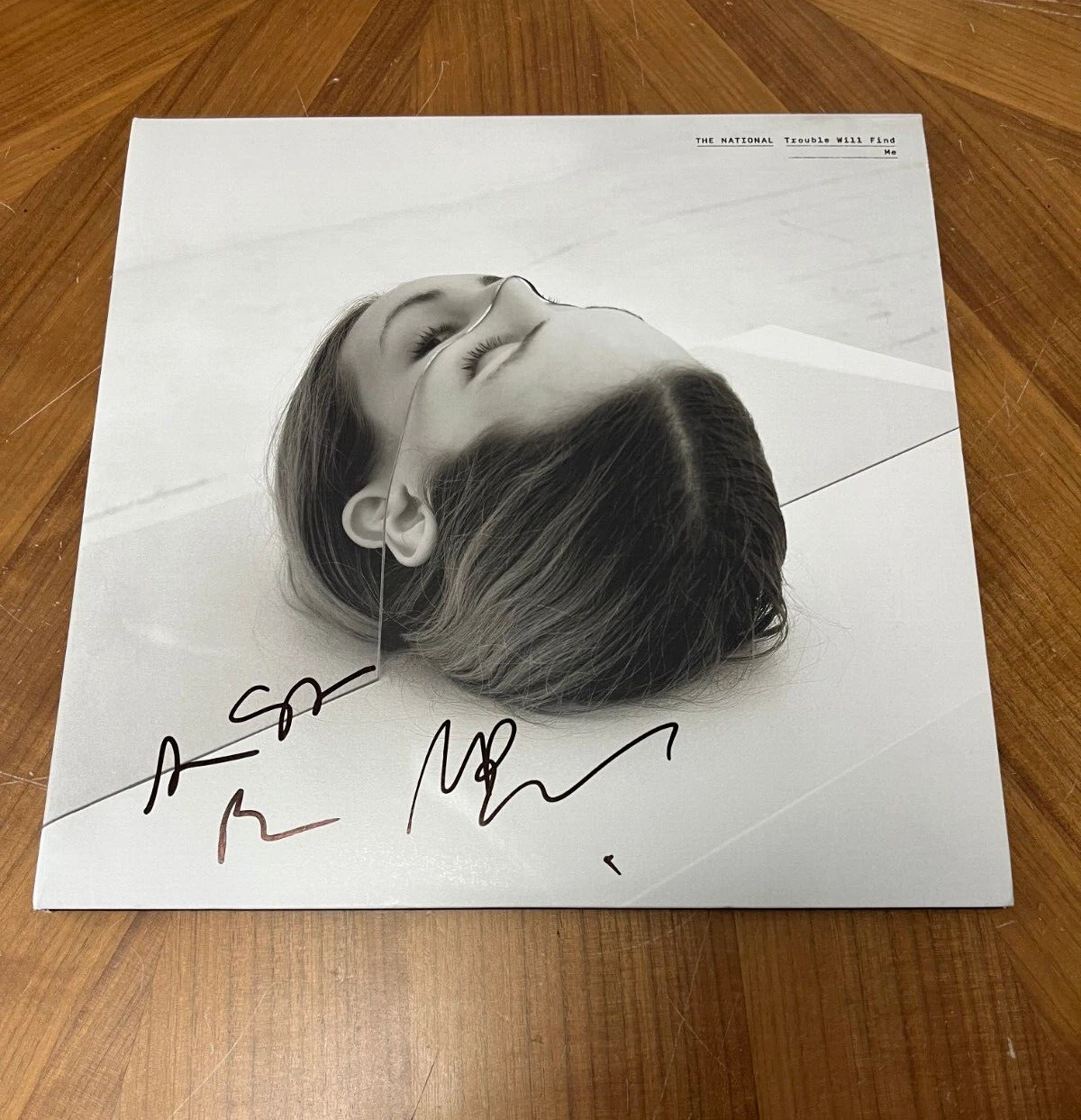 * THE NATIONAL * signed album * TROUBLE WILL FIND ME * MATT BERNINGER * 1