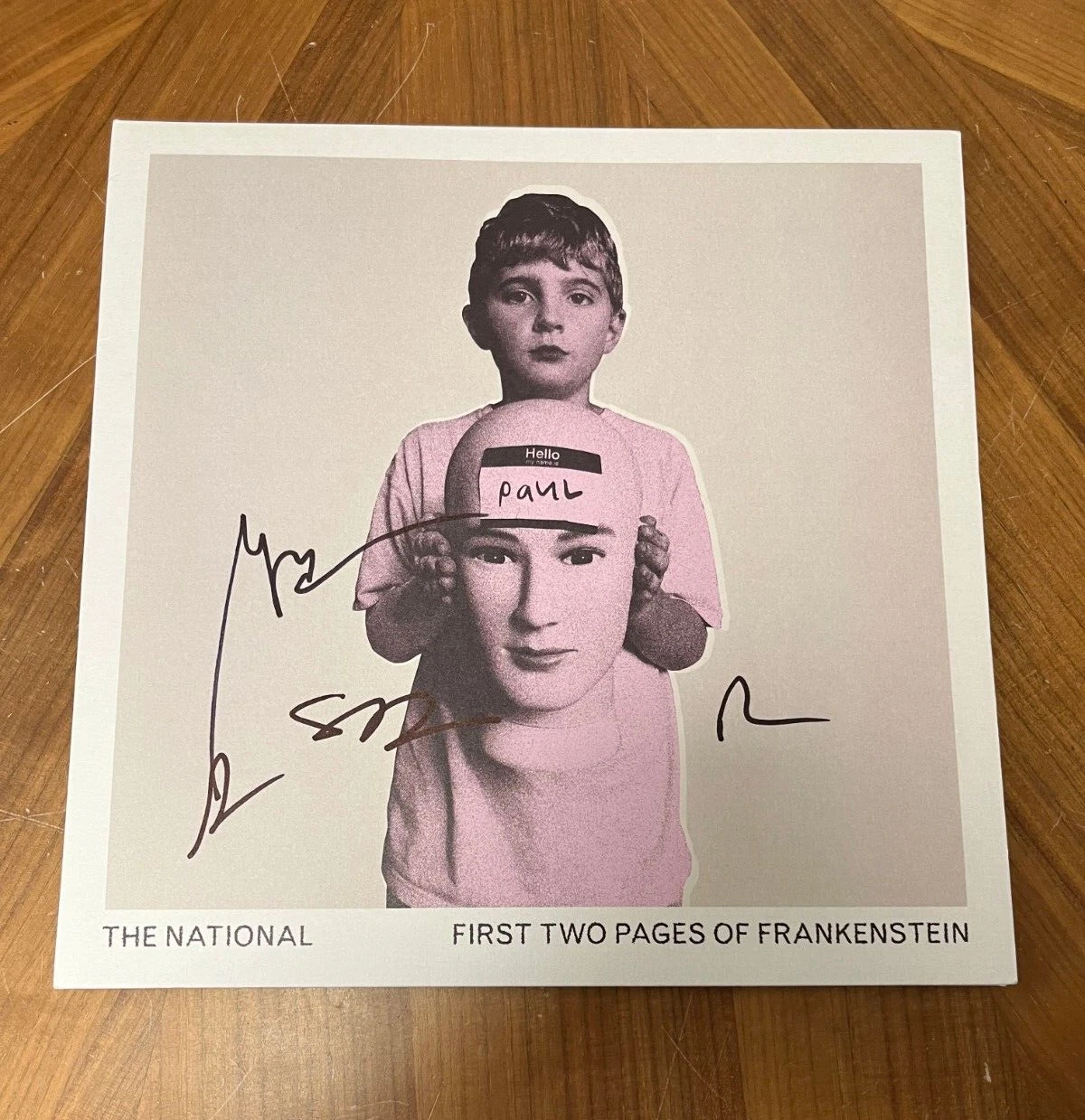 * THE NATIONAL * signed album * FIRST TWO PAGES OF FRANKENSTEIN * BERNINGER * 1