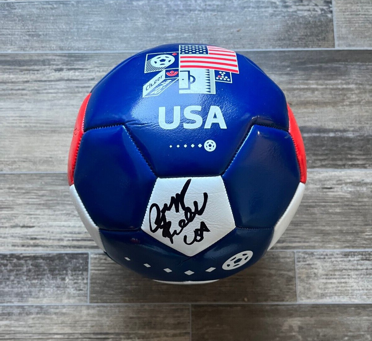 * GREGG BERHALTER * SIGNED SOCCER BALL * USMNT * 2022 FIFA WORLD CUP QATAR COLLECTIBLE MEMORABILIA