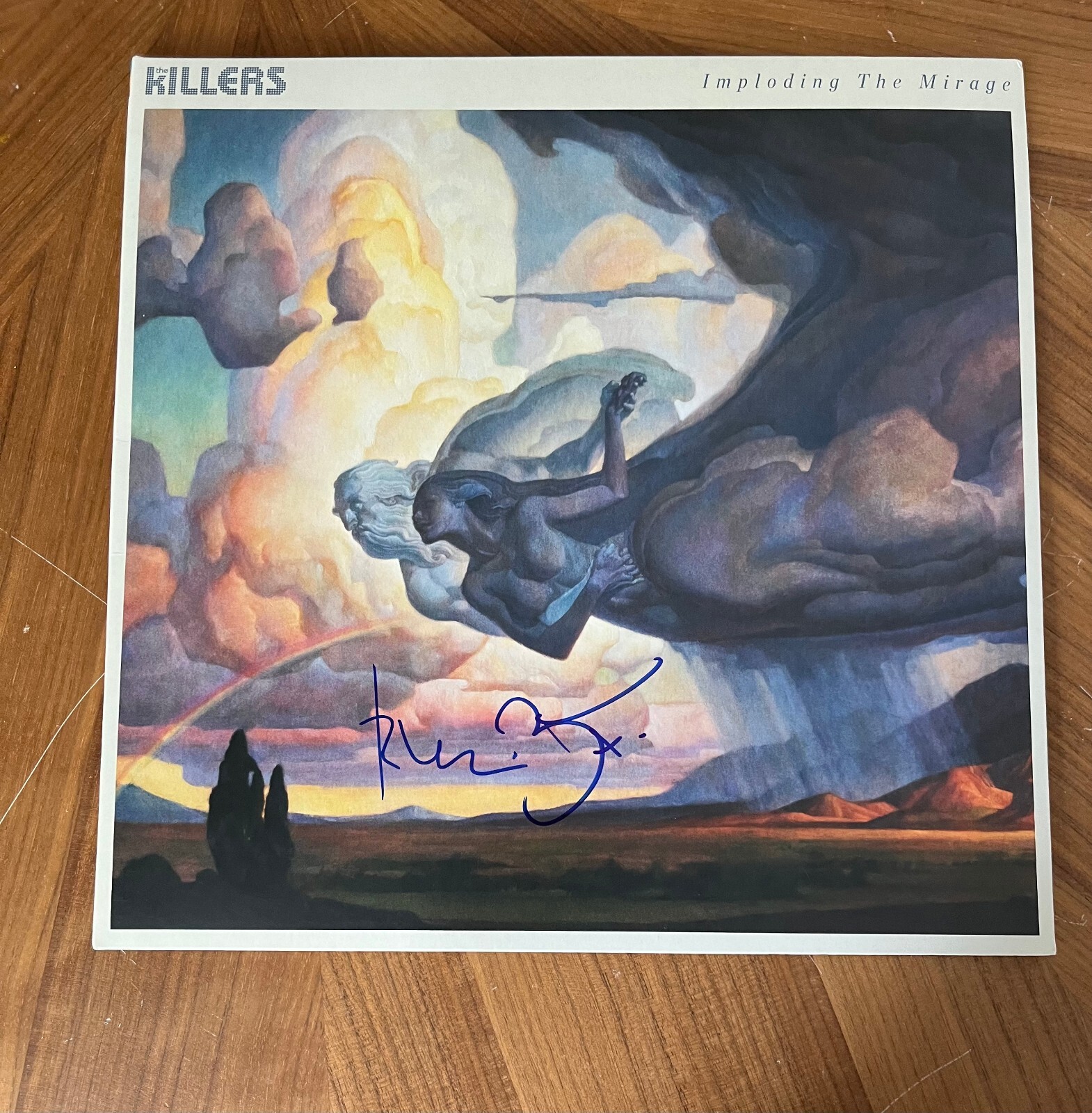 * THE KILLERS * signed album * IMPLODING THE MIRAGE * BRANDON & RONNIE * 5