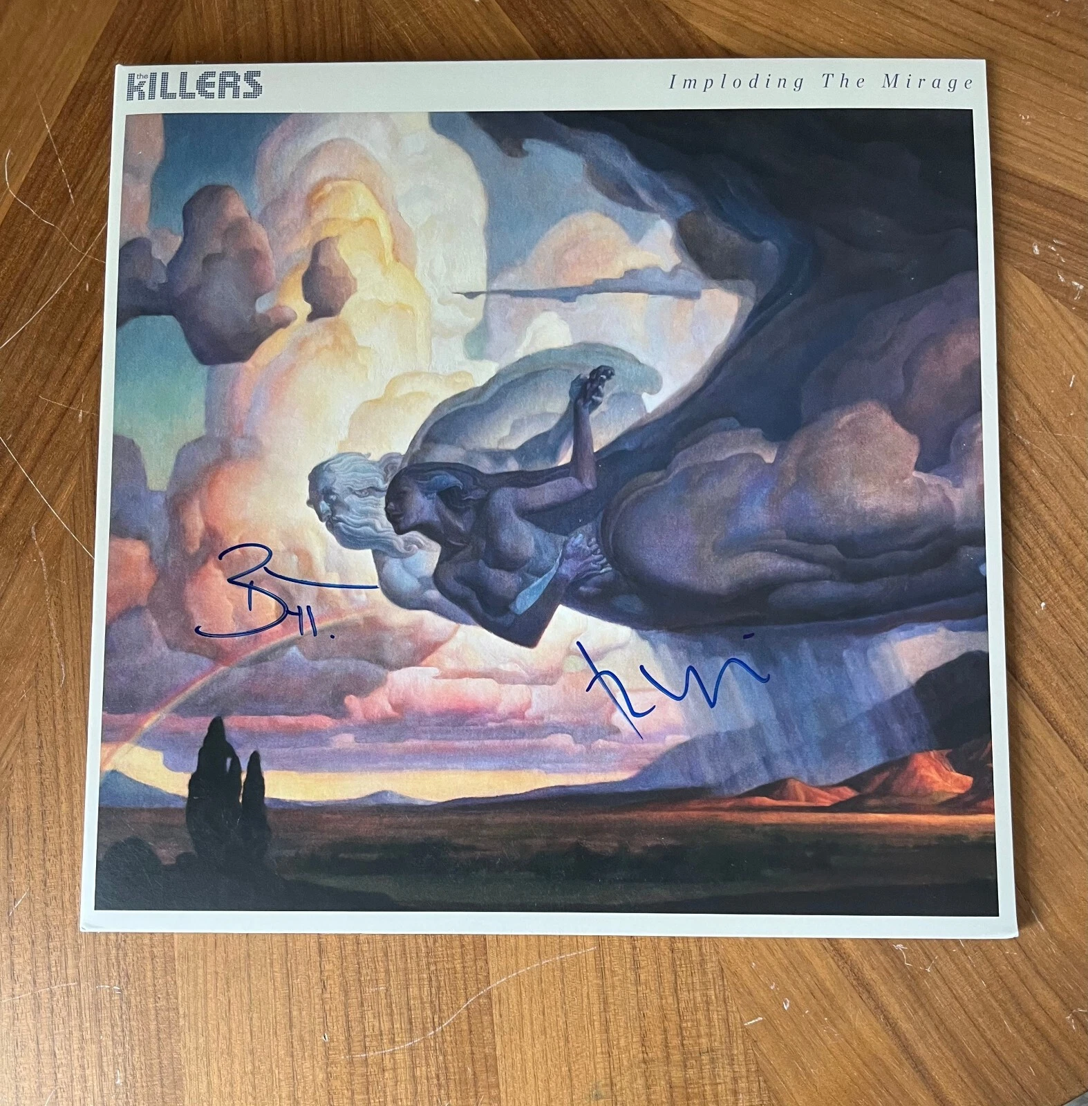 * THE KILLERS * signed album * IMPLODING THE MIRAGE * BRANDON & RONNIE * 6