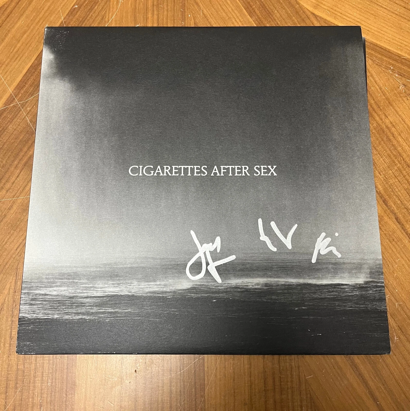 * CIGARETTES AFTER SEX * signed album * CRY * GREG GONZALEZ, RANDY & JACOB * 2