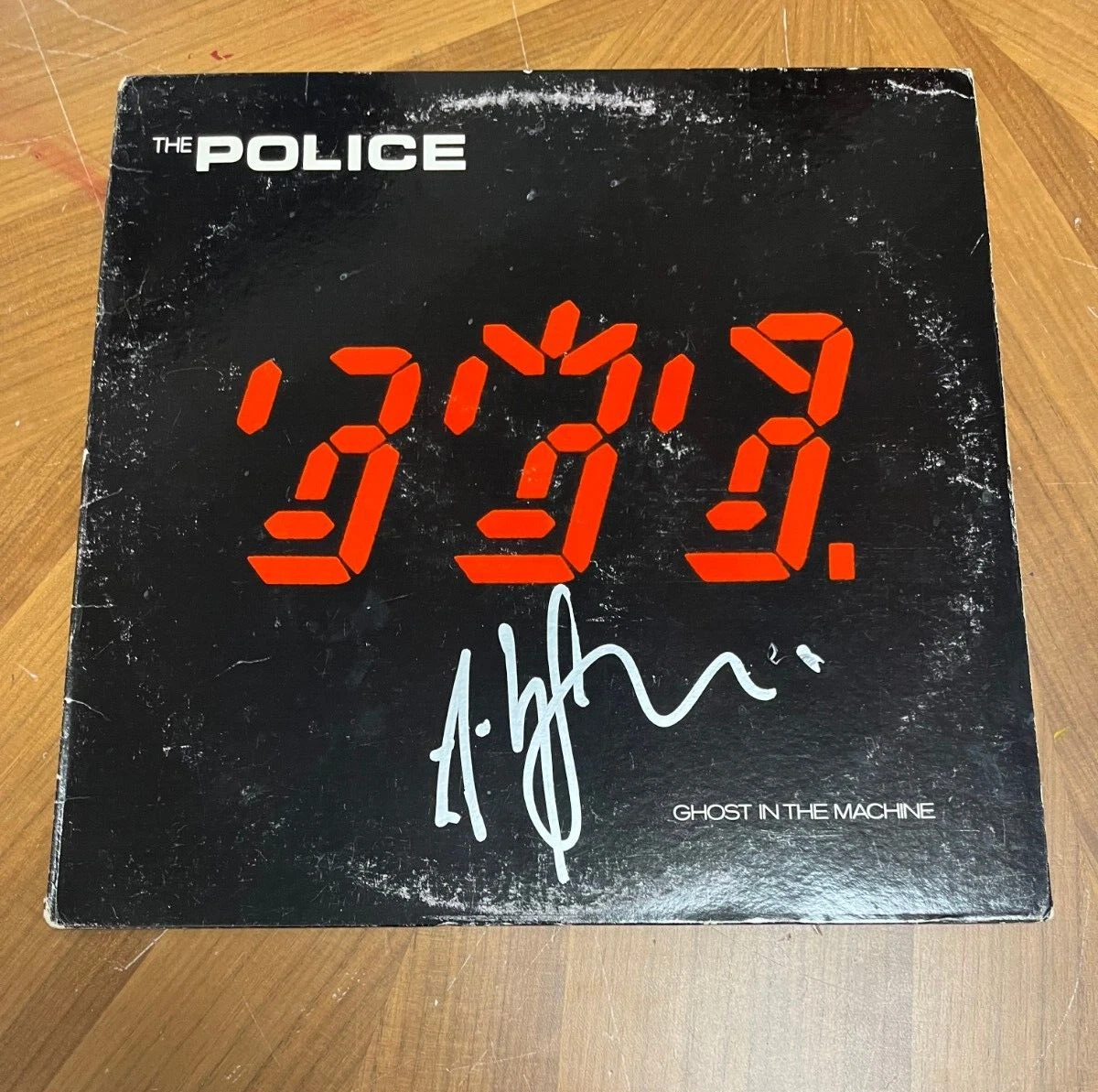* ANDY SUMMERS * signed album * THE POLICE * GHOST IN THE MACHINE * 1