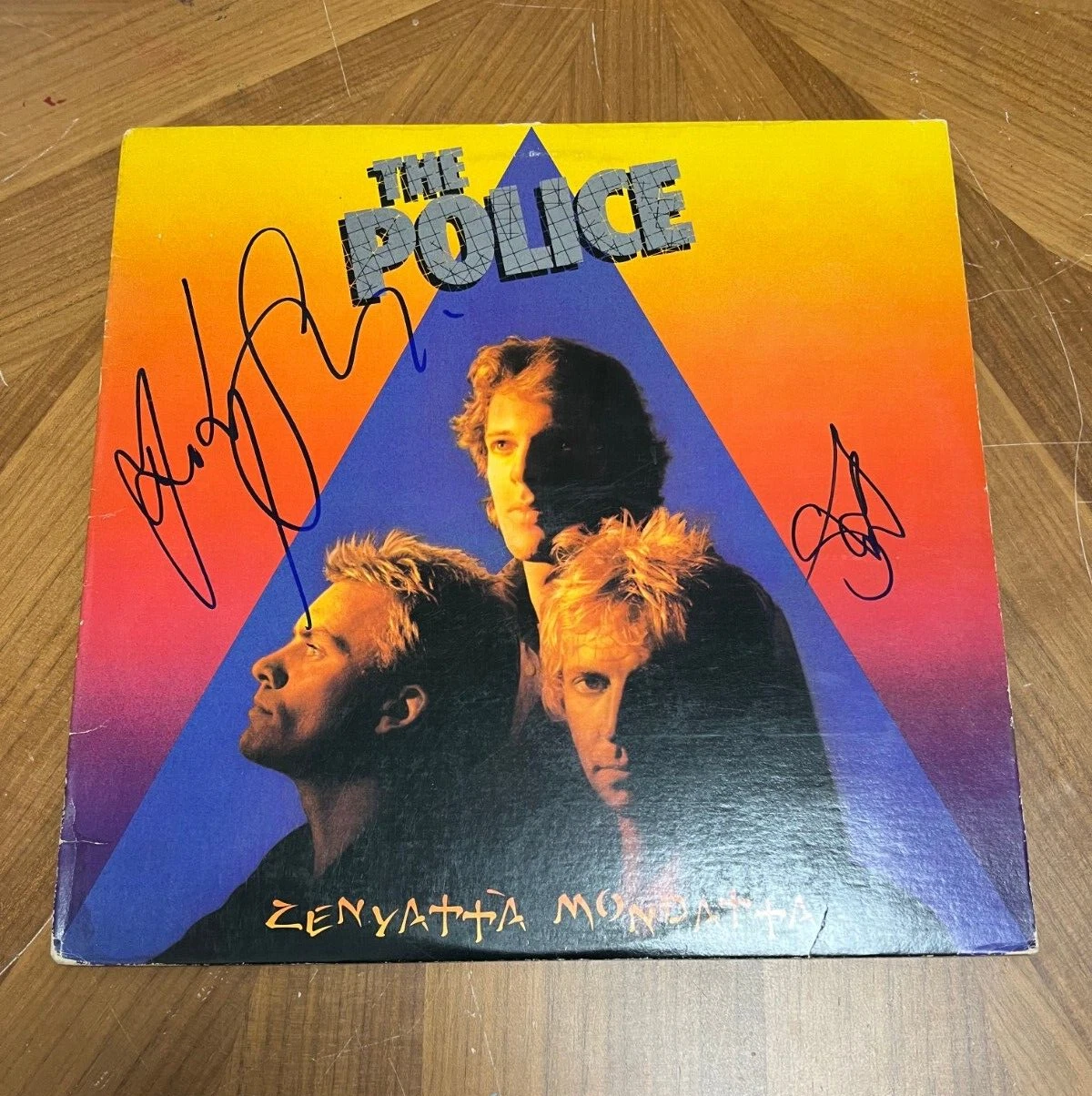 * THE POLICE * signed album * ZENYATTA MONDATTA * SUMMERS & COPELAND * 2