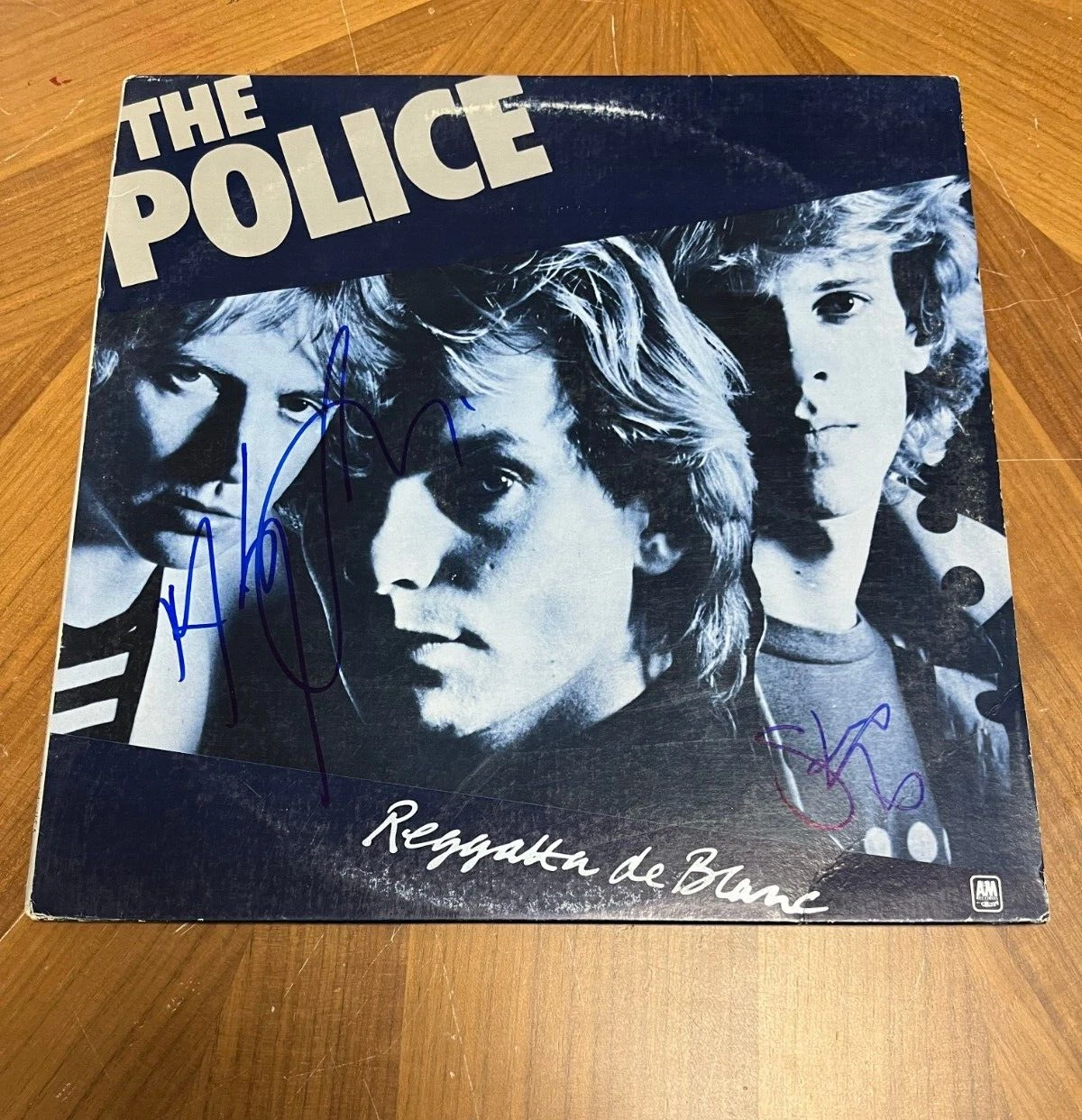 * THE POLICE * signed album * REGGATTA DE BLANC * SUMMERS & COPELAND * 1