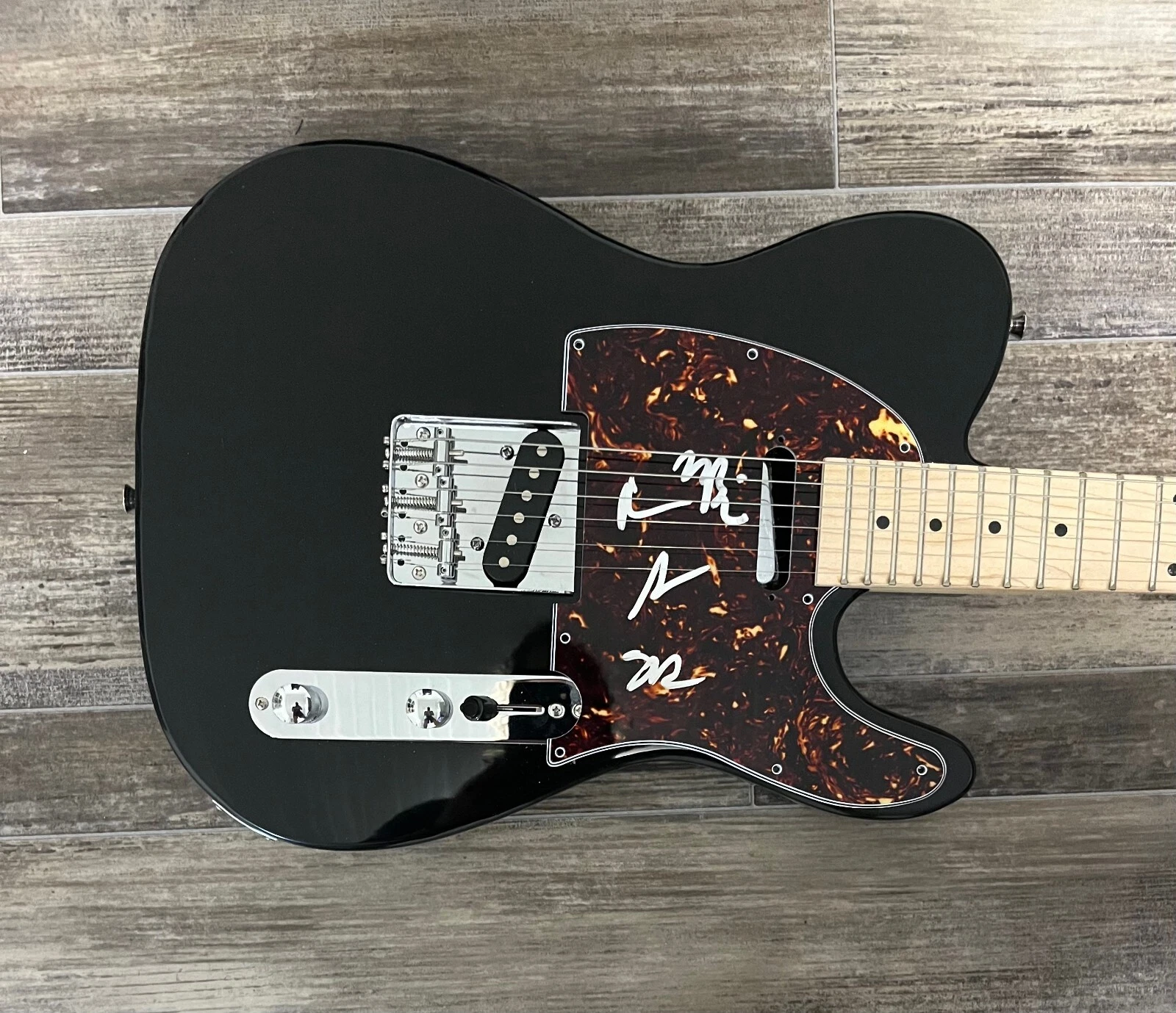 * THE NATIONAL * signed guitar * MATT BERNINGER, DESSNER & DEVENDORF * 1