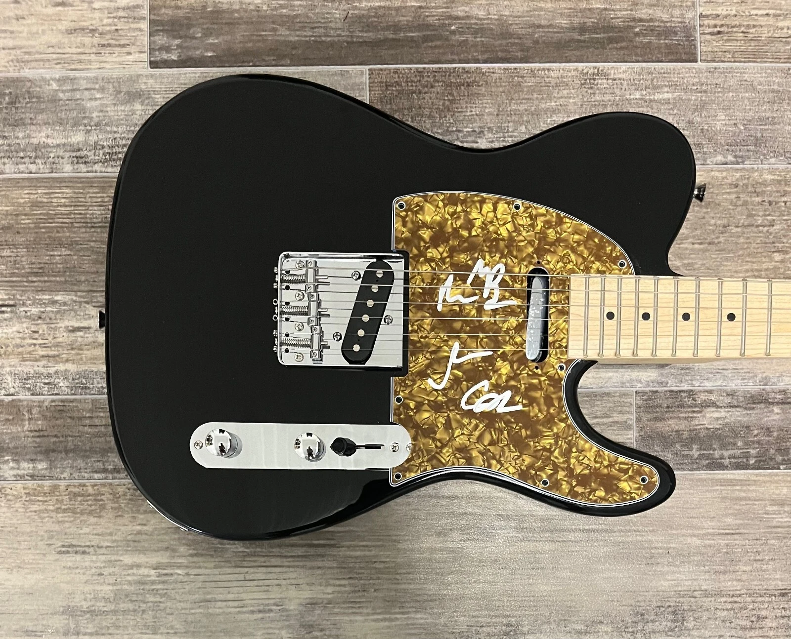 * THE NATIONAL * signed guitar * MATT BERNINGER, DESSNER & DEVENDORF * 2