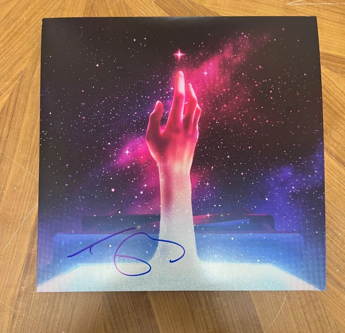 * THE MIDNIGHT * signed vinyl album * HEROES * TYLER LYLE * 2