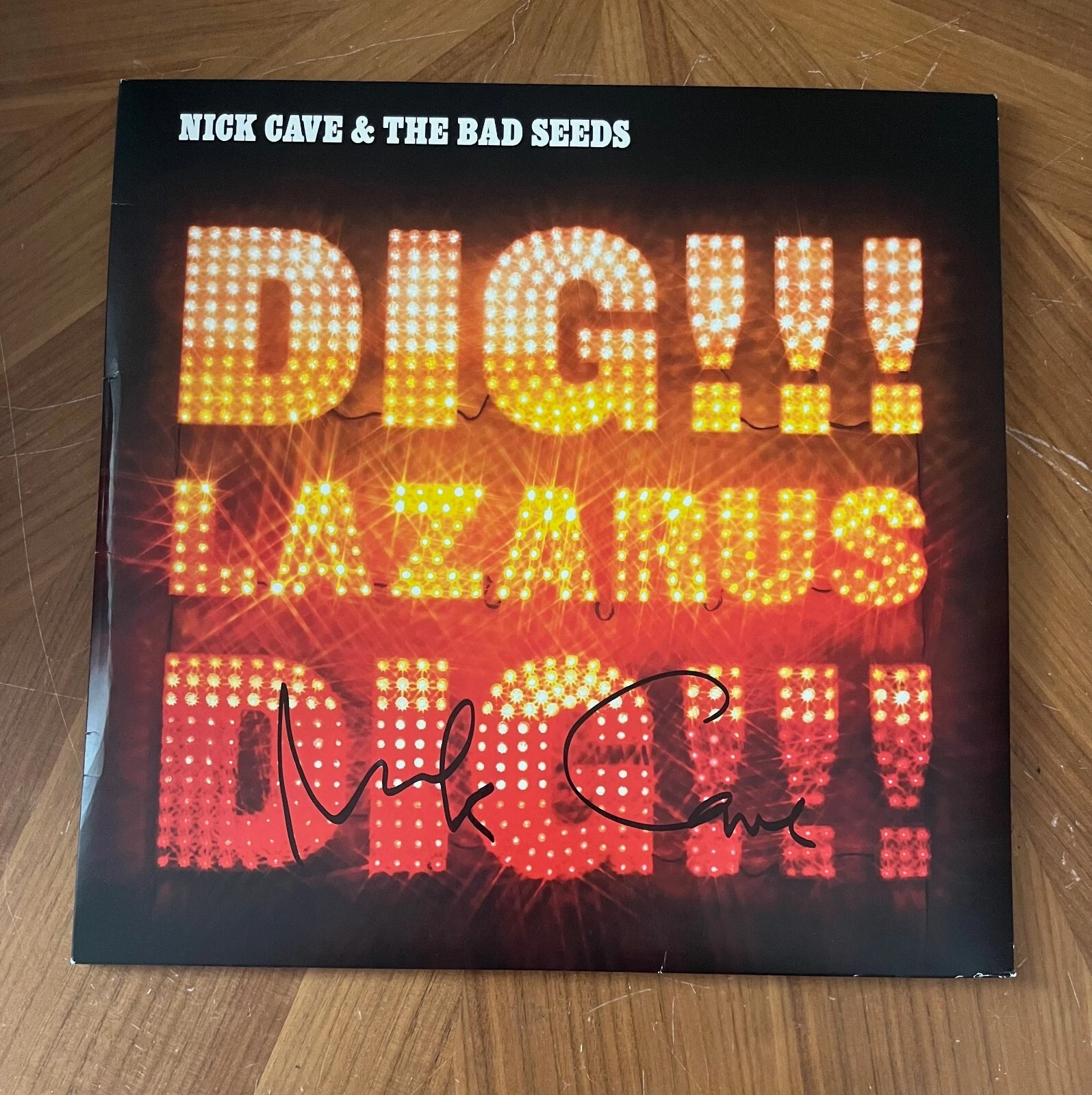 * NICK CAVE * signed album * & THE BAD SEEDS * DIG LAZARUS DIG * 1