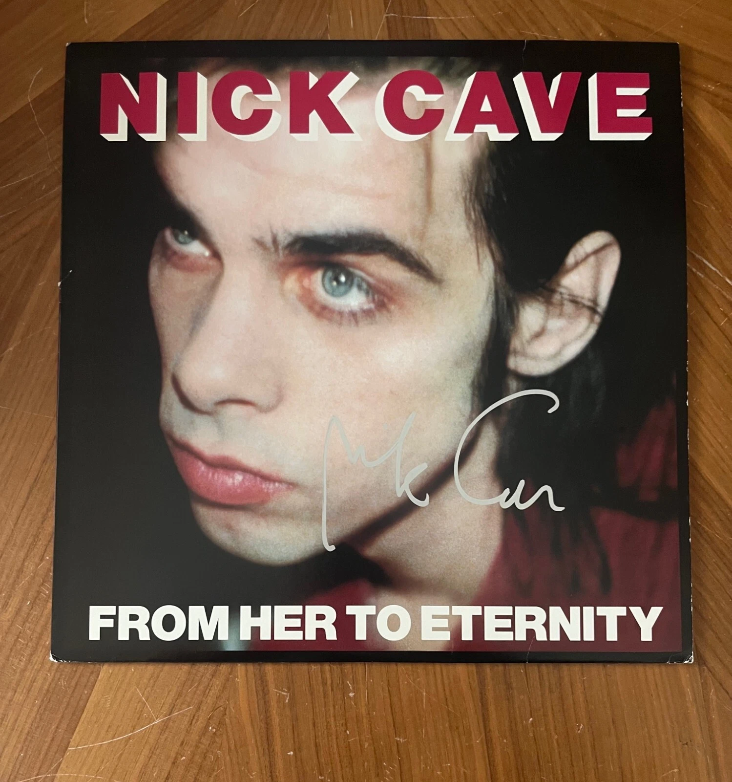 * NICK CAVE * signed album * & THE BAD SEEDS * FROM HER TO ETERNITY * 1