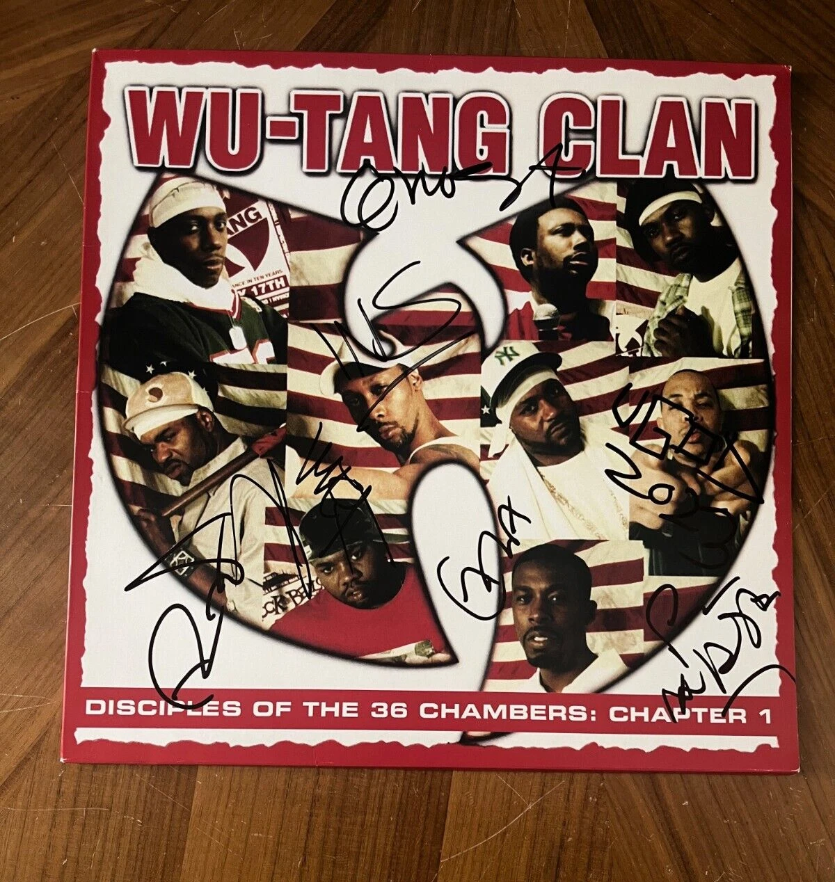* WU TANG CLAN * signed album * DISCIPLES OF THE 36 CHAMBERS: CHAPTER 1 *