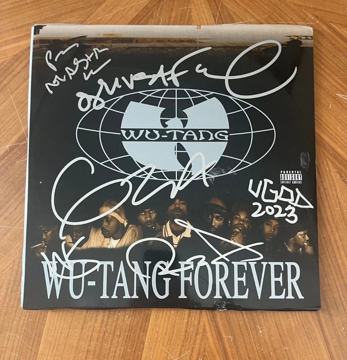 * WU TANG CLAN * signed album * WU TANG FOREVER * RZA, GZA, GHOSTFACE, UGOD +2