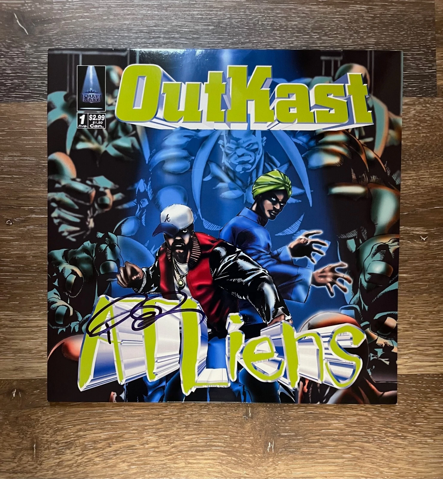 * BIG BOI * signed album * OUTKAST * ATLIENS * PROOF * 1