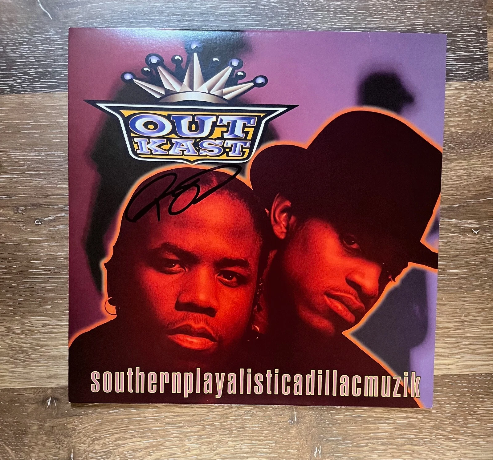 * BIG BOI * signed album * OUTKAST * SOUTHERNPLAYALISTICADILLAMUZIK * PROOF * 1