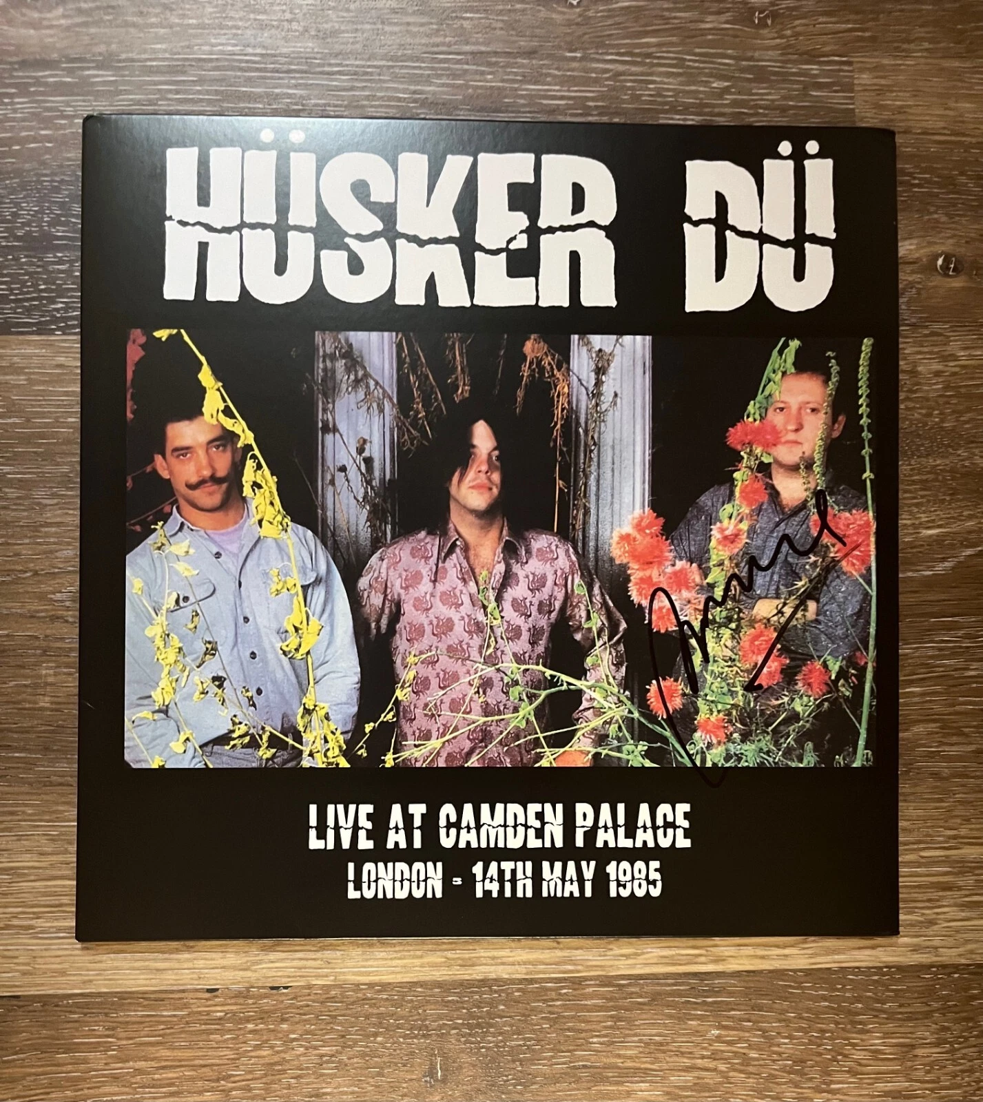 * BOB MOULD * signed vinyl album * HUSKER DU * LIVE AT CAMDEN PALACE * PROOF * 2