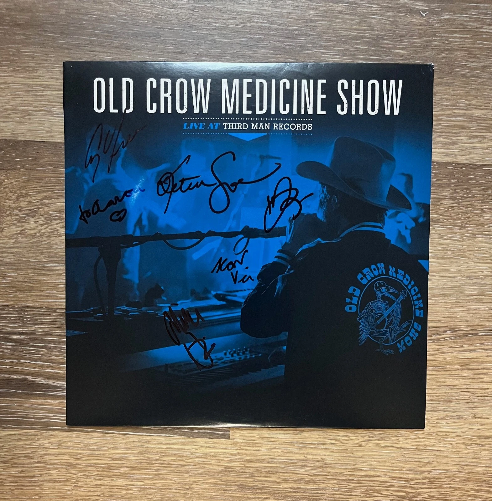 * OLD CROW MEDICINE SHOW * signed album * LIVE AT THIRD MAN RECORDS * KETCH * 2