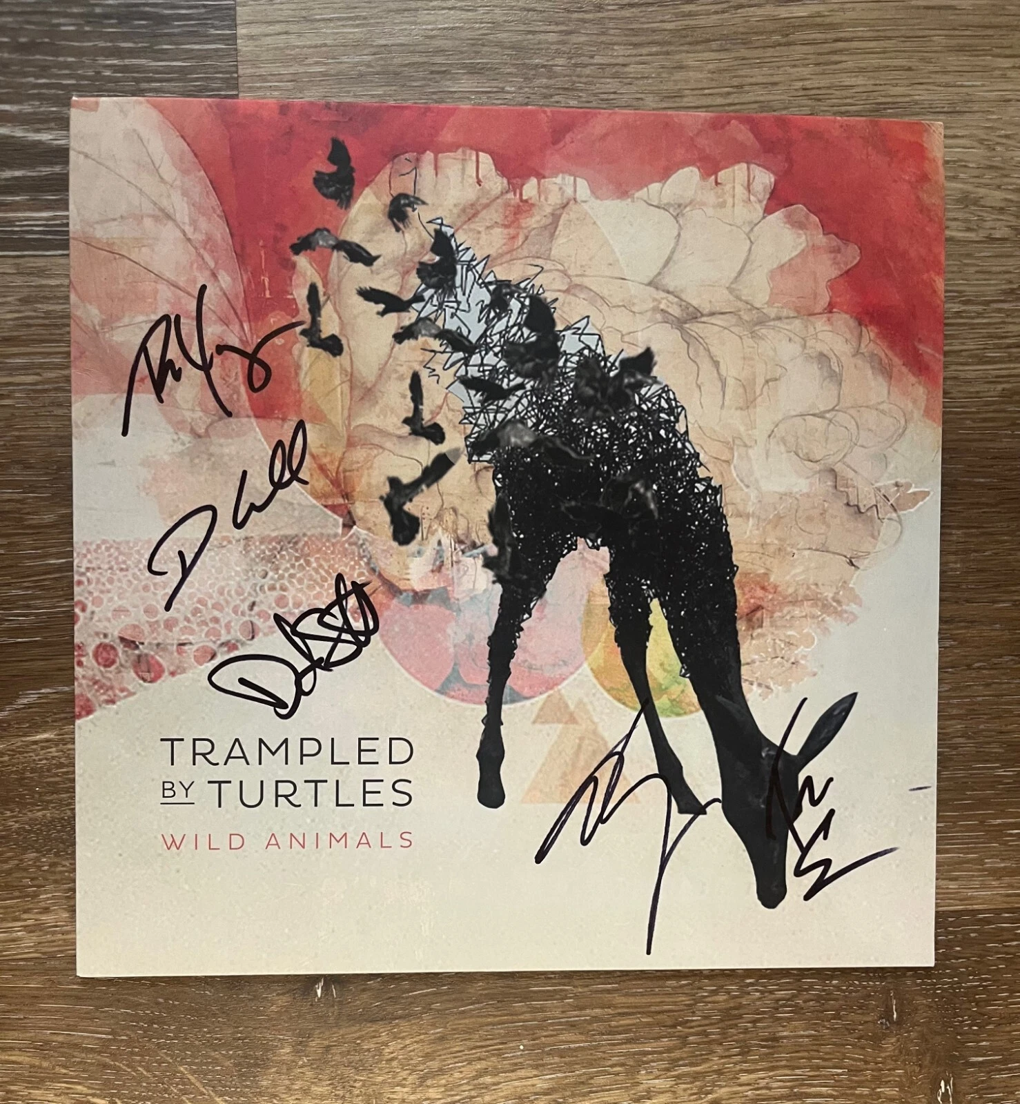 * TRAMPLED BY TURTLES * signed vinyl album * WILD ANIMALS * 1