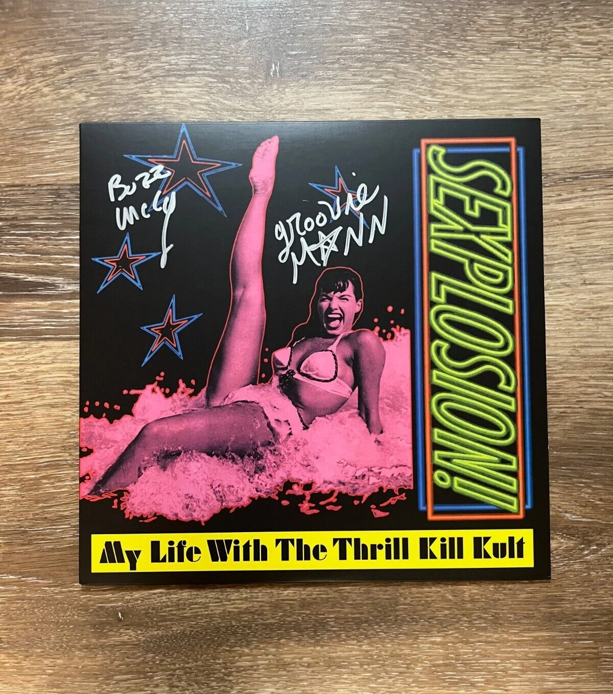 * MY LIFE WITH THE THRILL KILL KULT * signed vinyl album * SEXPLOSION! * GROOVIE