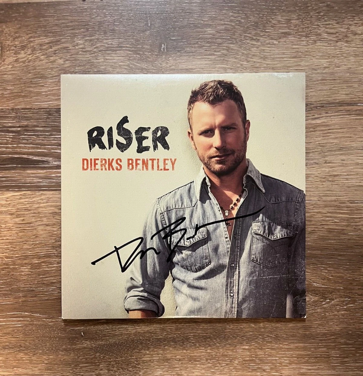 * DIERKS BENTLEY * signed vinyl album * RISER * 1