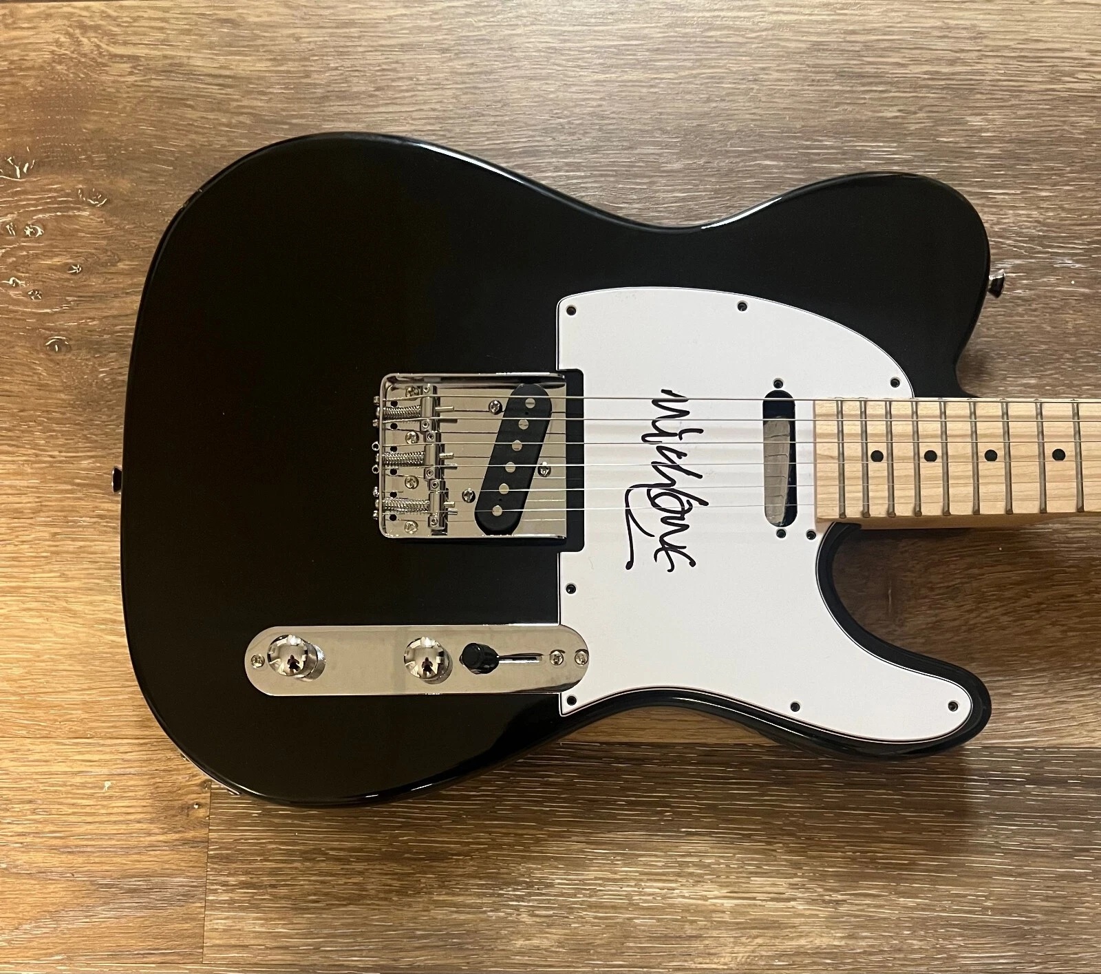 * NICK LOWE * signed electric guitar * CRUEL TO BE KIND * ROCKPILE * 1