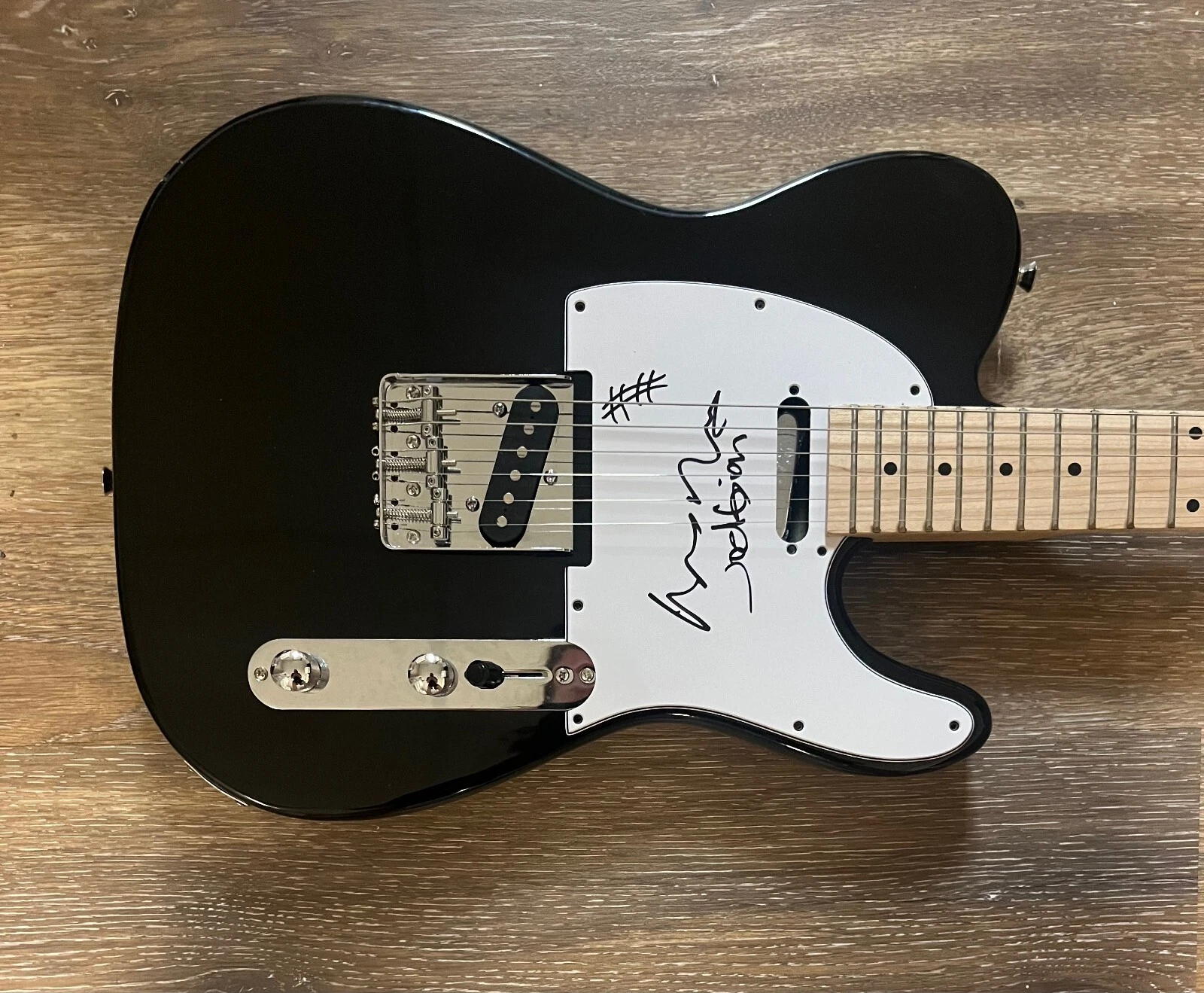 * THE BRIAN JONESTOWN MASSACRE * signed guitar * ANTON NEWCOMBE, JOE & COLLIN *