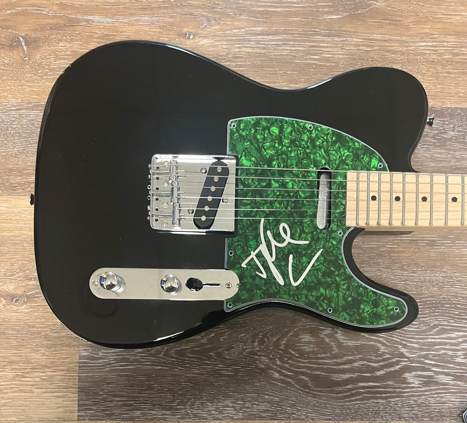 * TYLER GLENN * signed electric guitar * NEON TREES * PROOF * 1