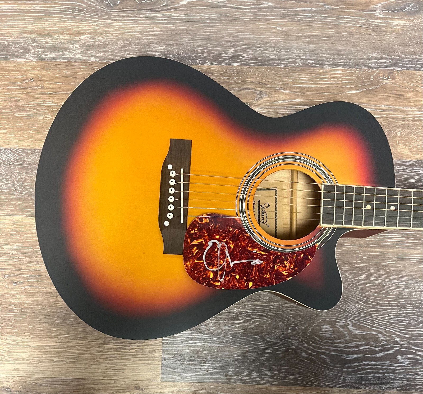 * EMMYLOU HARRIS * signed acoustic guitar * LOVE HURTS * 2