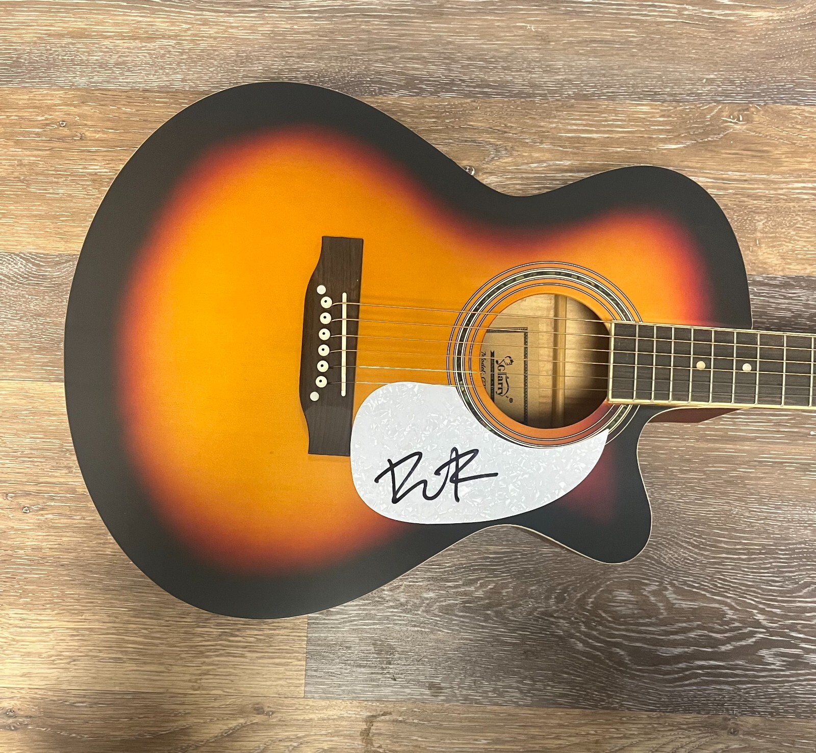 * DIERKS BENTLEY * signed acoustic guitar * DRUNK ON A PLANE * 2