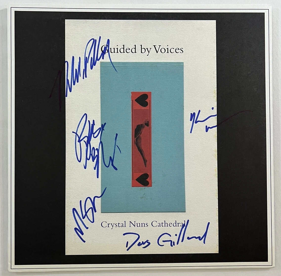 GUIDED BY VOICES SIGNED FULL BAND VINYL CRYSTAL NUNS CATHEDRAL AUTOGRAPH COA