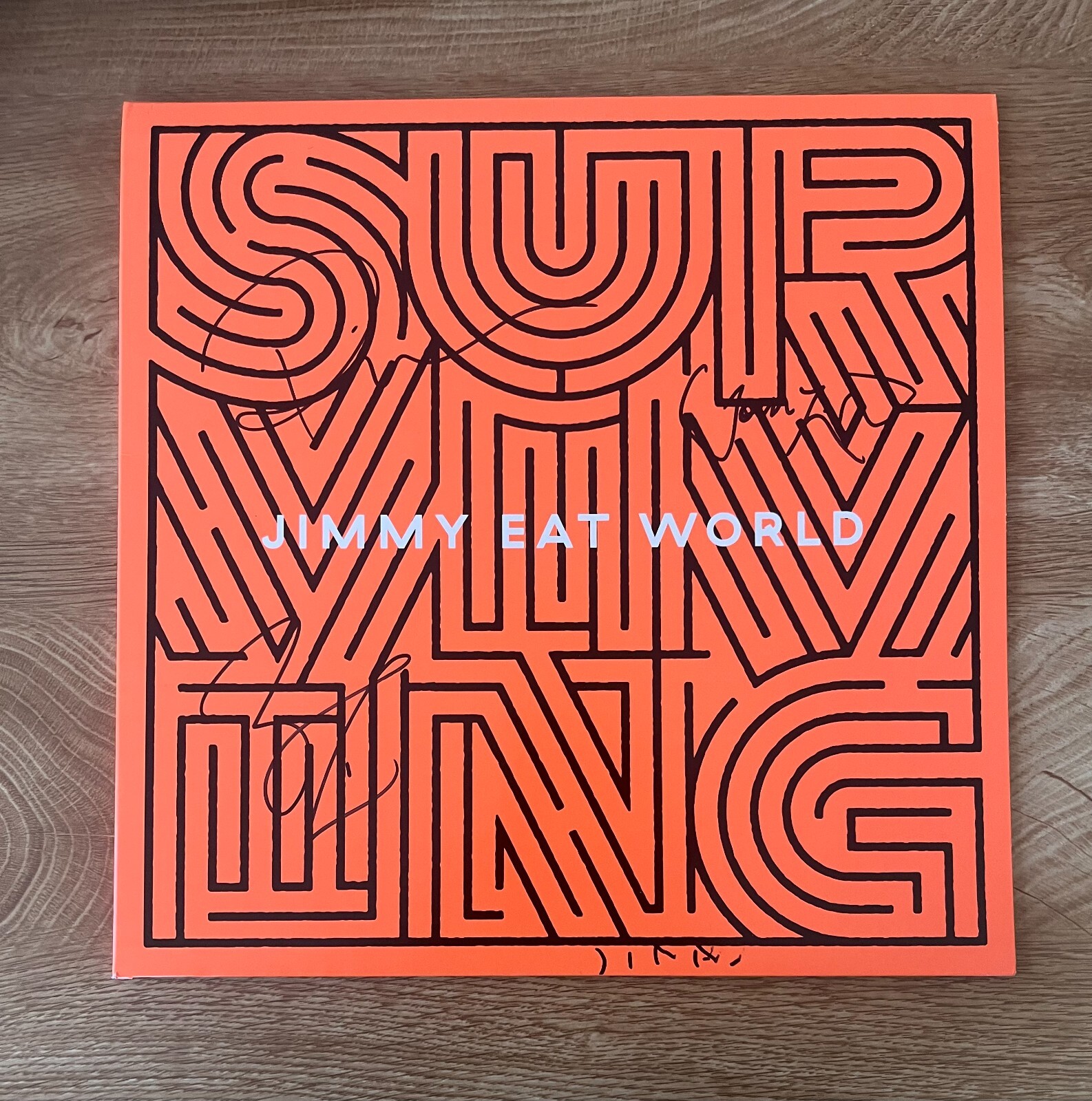 * JIMMY EAT WORLD * signed vinyl album * SURVIVING * 1