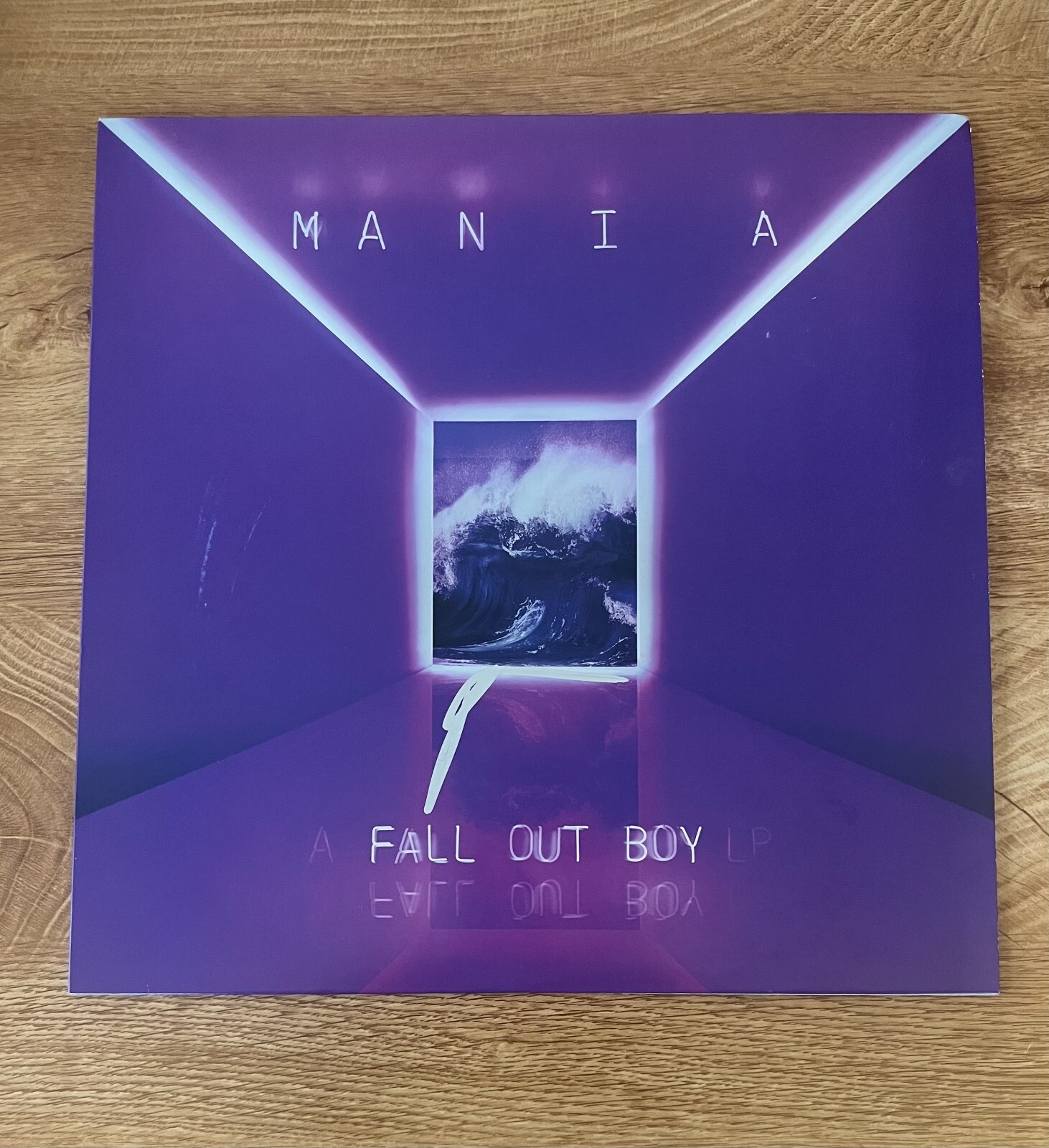* PATRICK STUMP * signed vinyl album * FALL OUT BOY * MANIA * 1