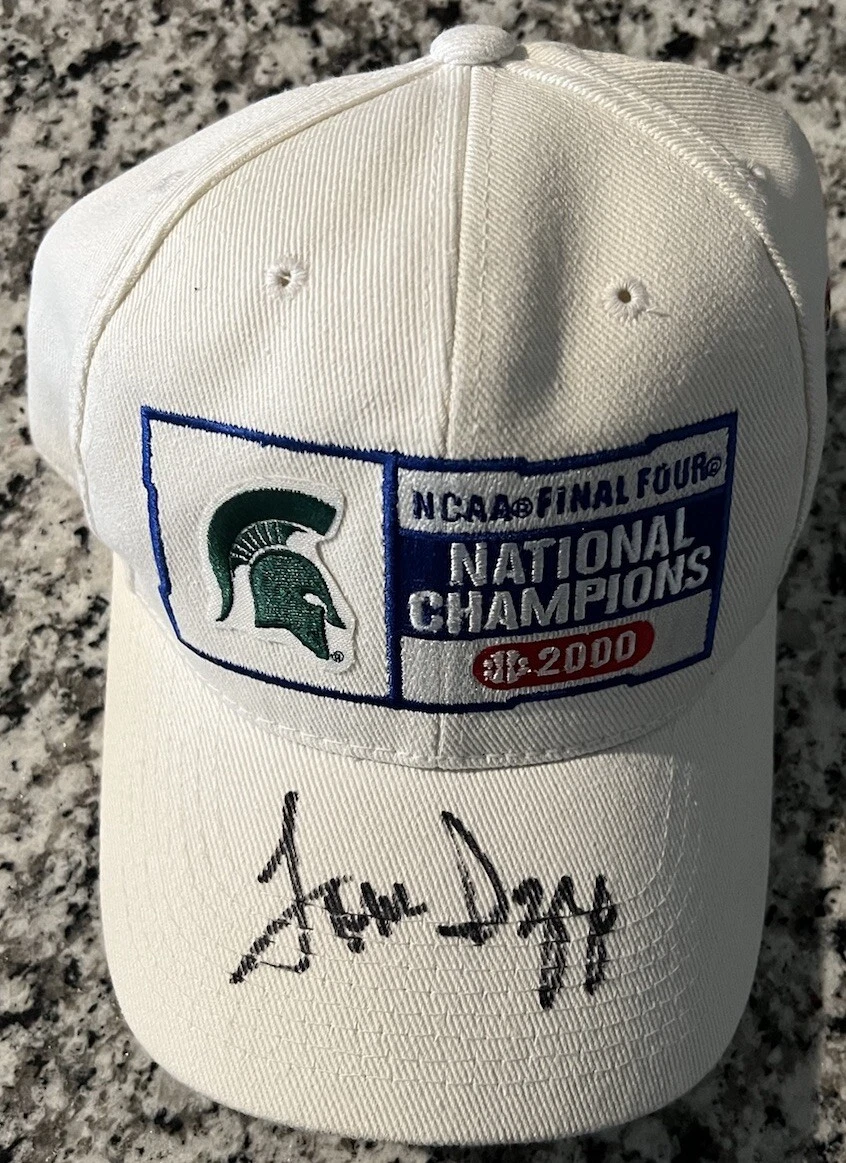 TOM IZZO SIGNED HAT 2000 NATIONAL CHAMP MICHIGAN STATE BASKETBALL AUTOGRAPH COA COLLECTIBLE MEMORABILIA
