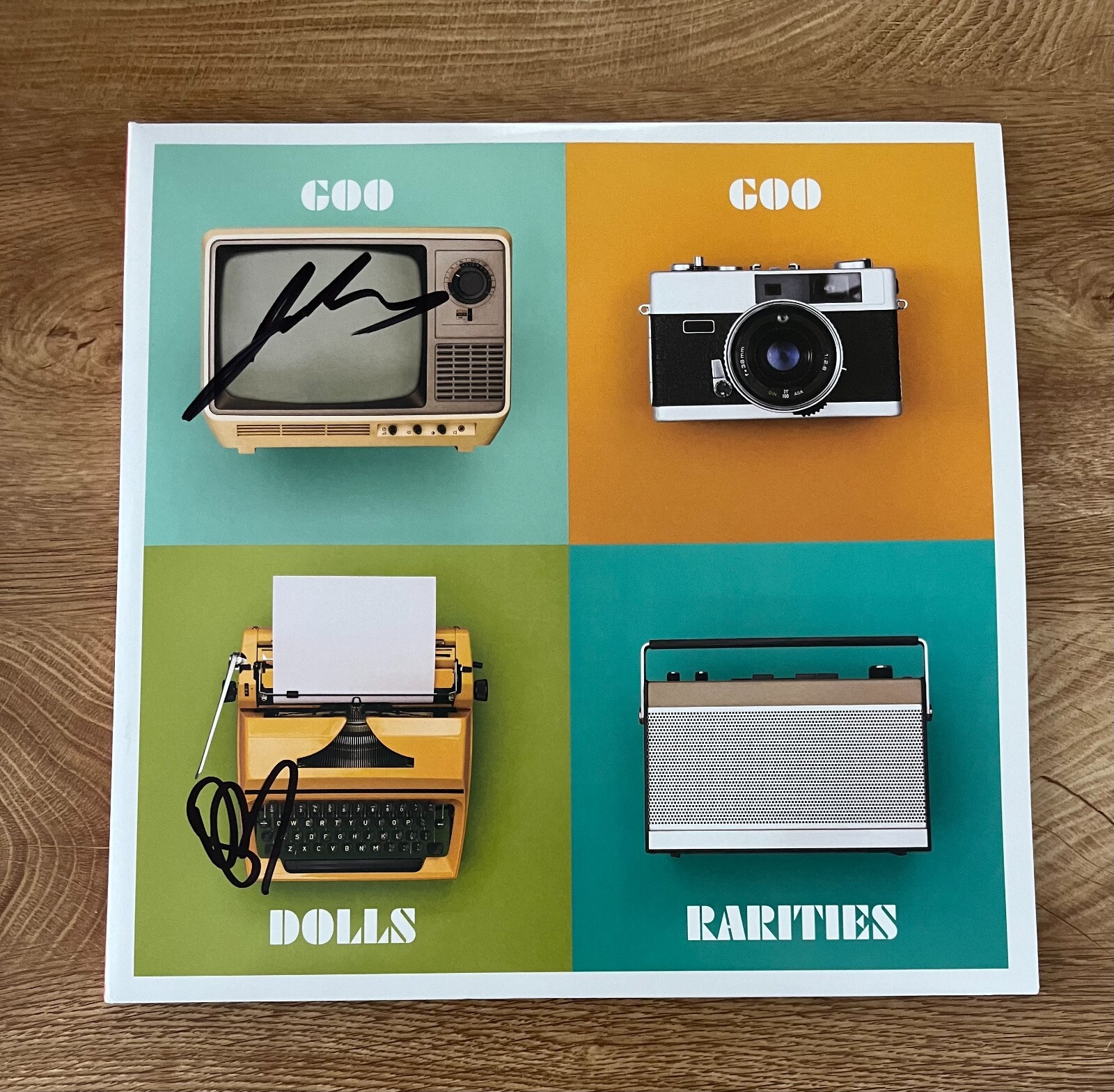 * GOO GO DOLLS  * signed vinyl album * RARITIES * JOHN & ROBBY *