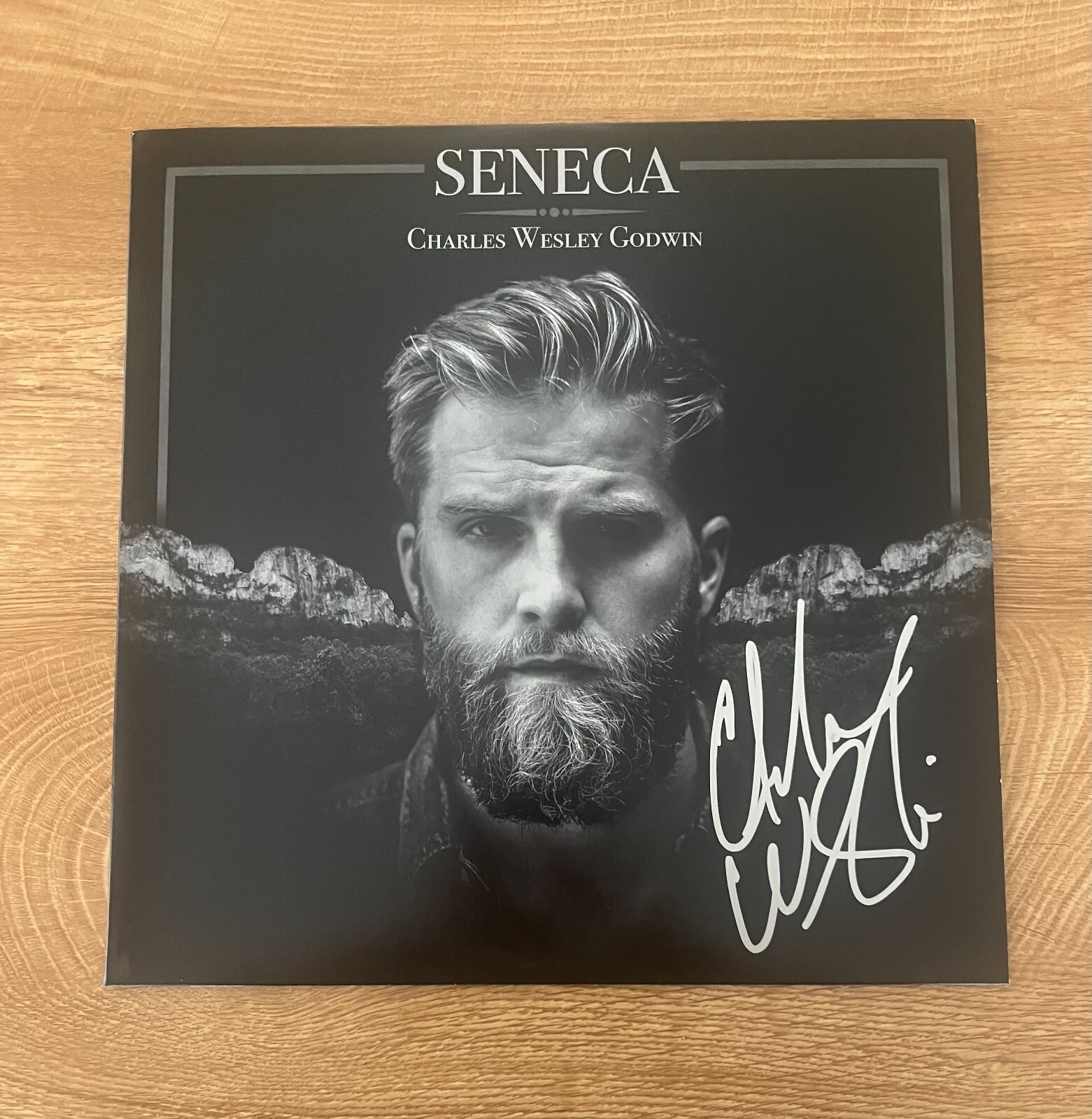 * CHARLES WESLEY GODWIN * signed vinyl album * SENECA * 1