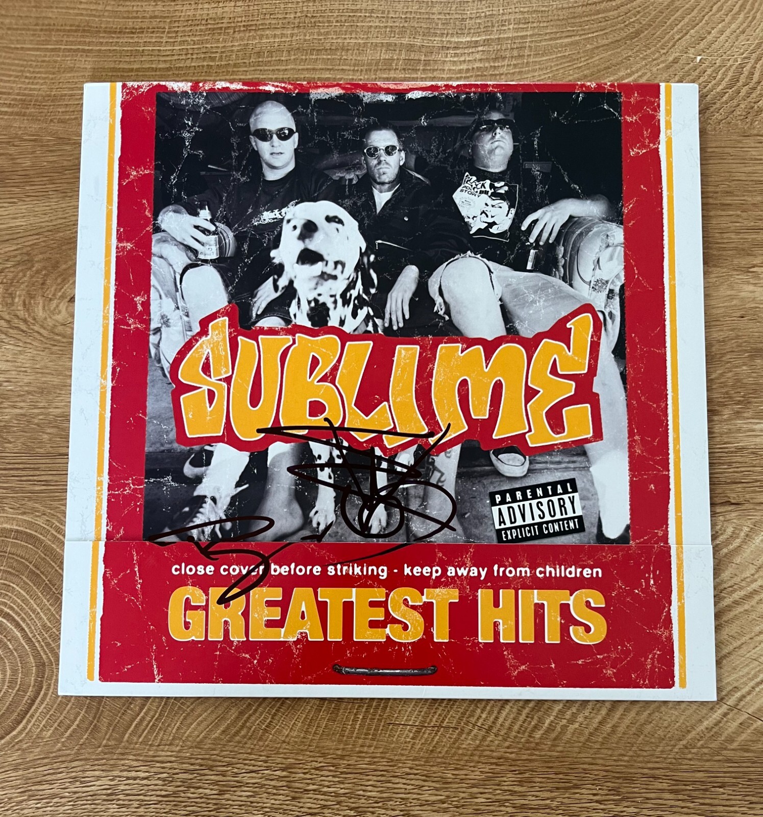 * SUBLIME * signed vinyl album * ERIC WILSON & BUD GAUGH * GREATEST HITS * 1