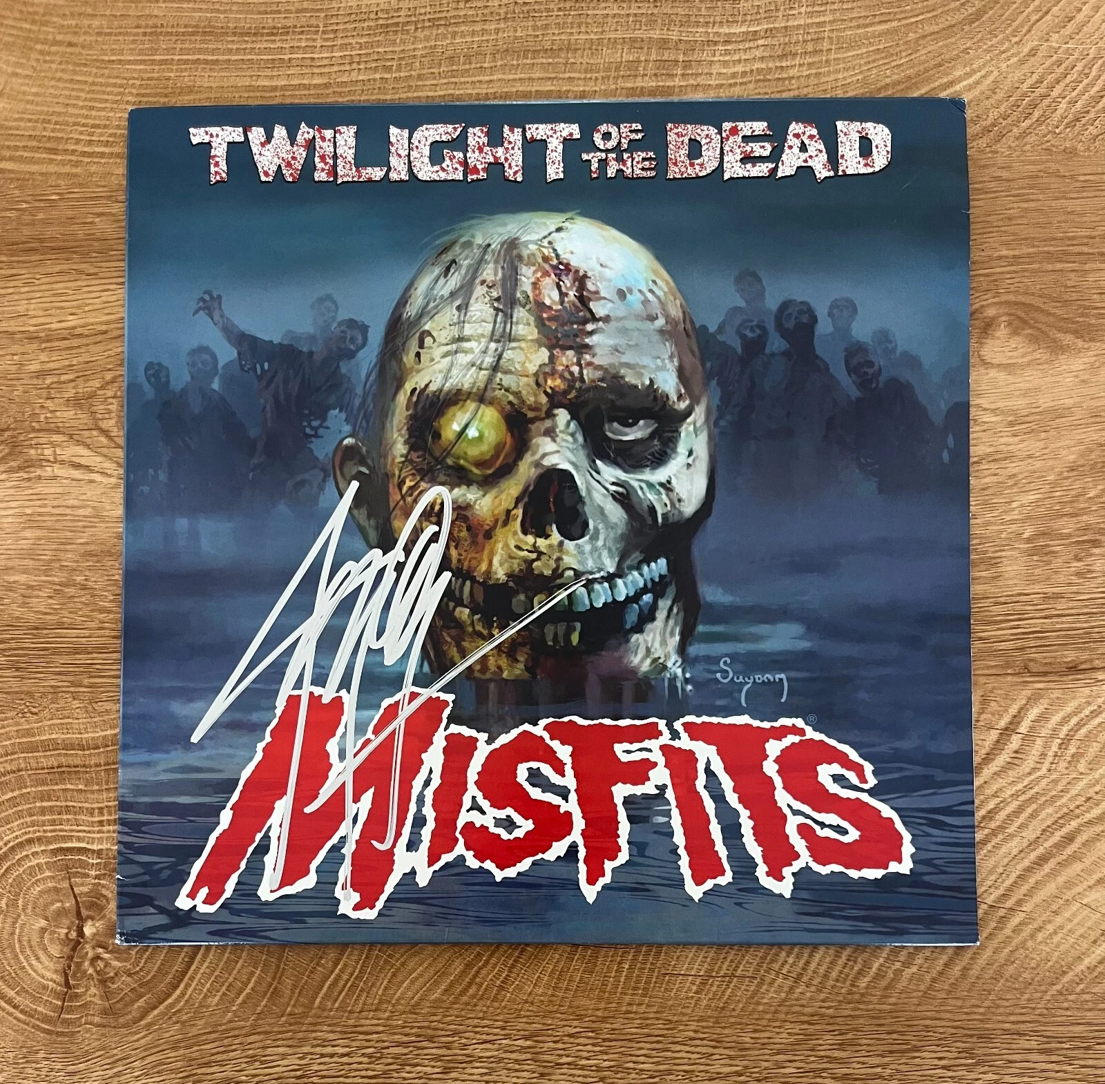 * JERRY ONLY * signed vinyl album * MISFITS * TWILIGHT OF THE DEAD * 1