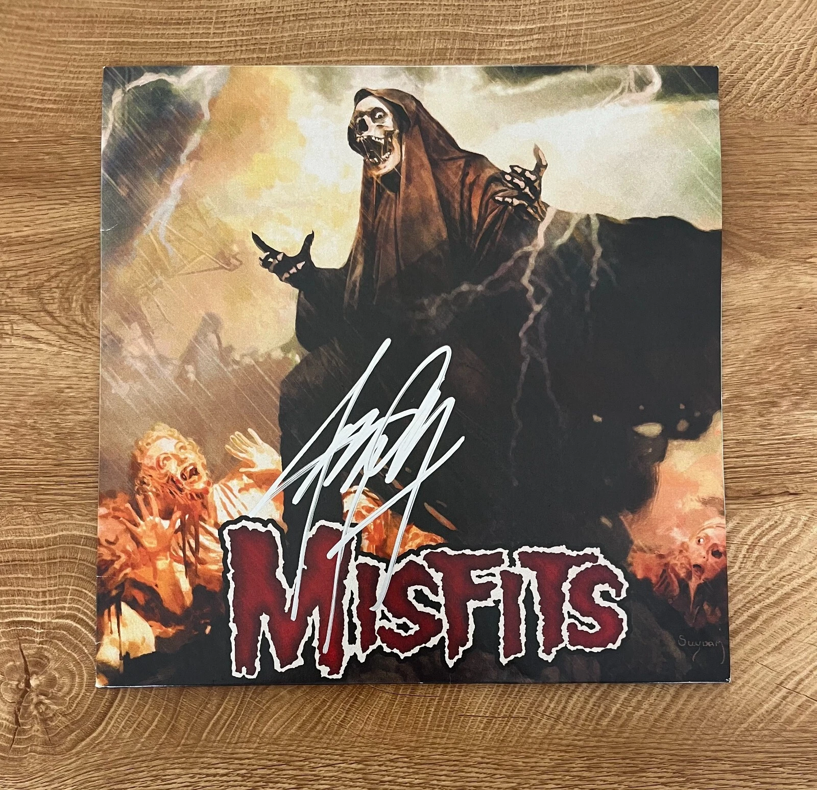 * JERRY ONLY * signed vinyl album * MISFITS * THE DEVIL'S RAIN * 1