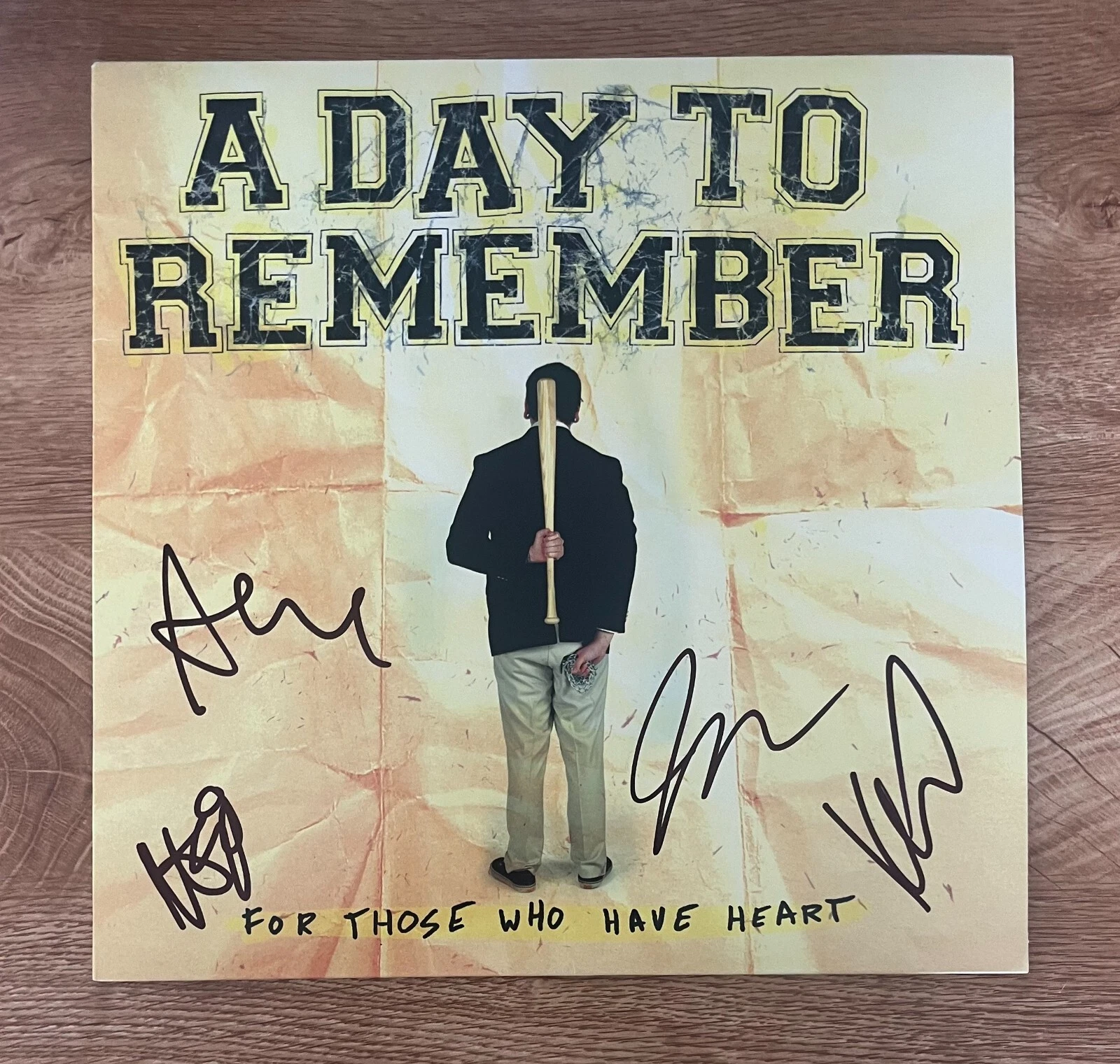* A DAY TO REMEMBER * signed album * FOR THOSE WHO HAVE HEART * JEREMY MCKINNON