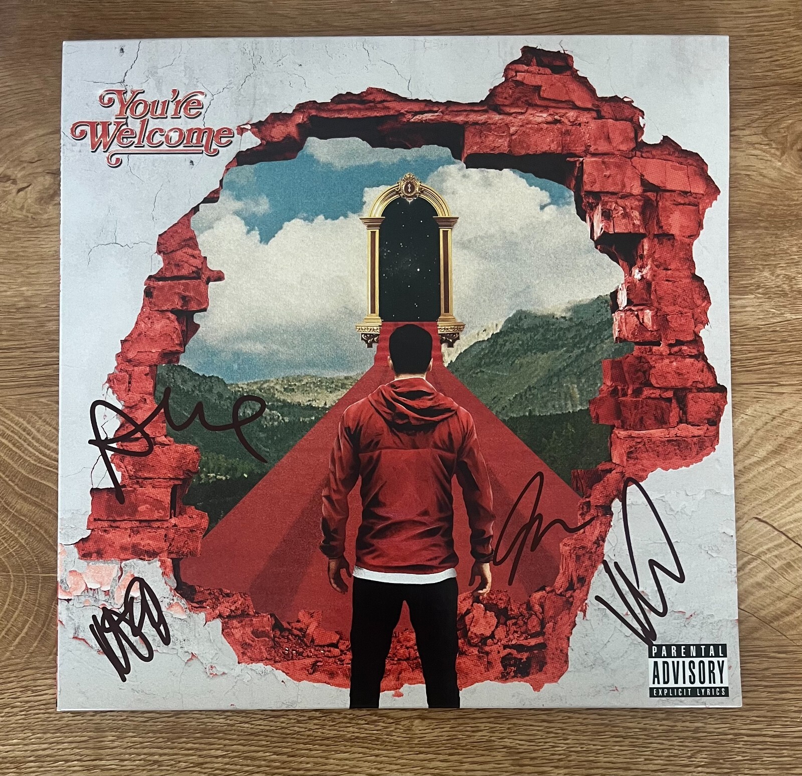 * A DAY TO REMEMBER * signed album * YOU'RE WELCOME * JEREMY MCKINNON * 2