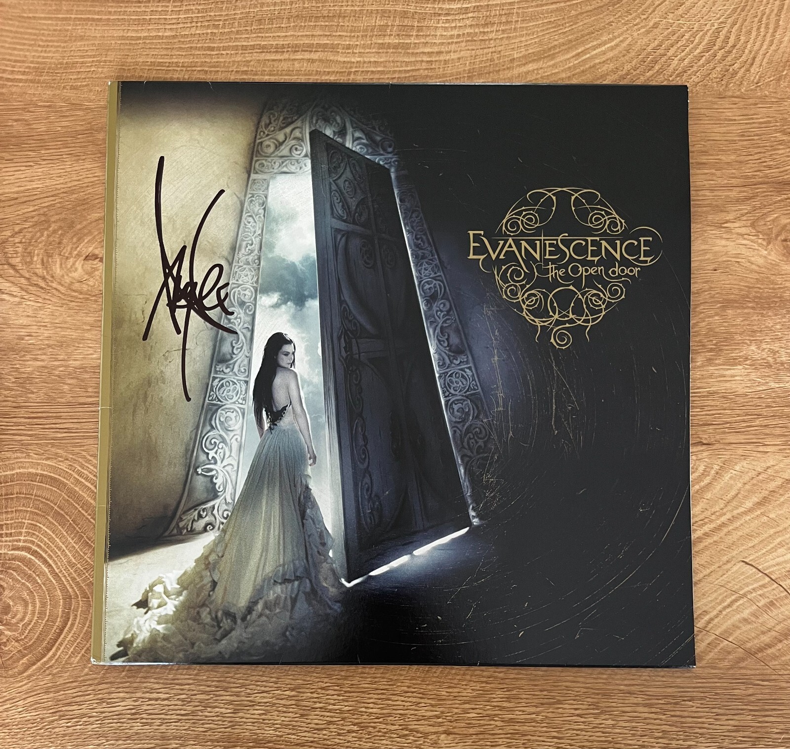 * AMY LEE * signed vinyl album * EVANESENCE * THE OPEN DOOR * 1