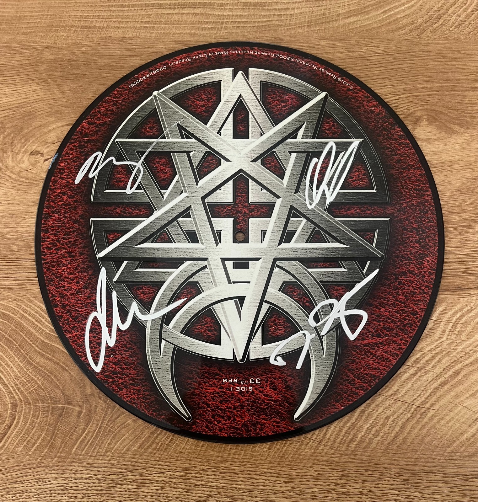 * DISTURBED * signed vinyl album * BELIEVE * DAVID DRAIMAN * PROOF * 1