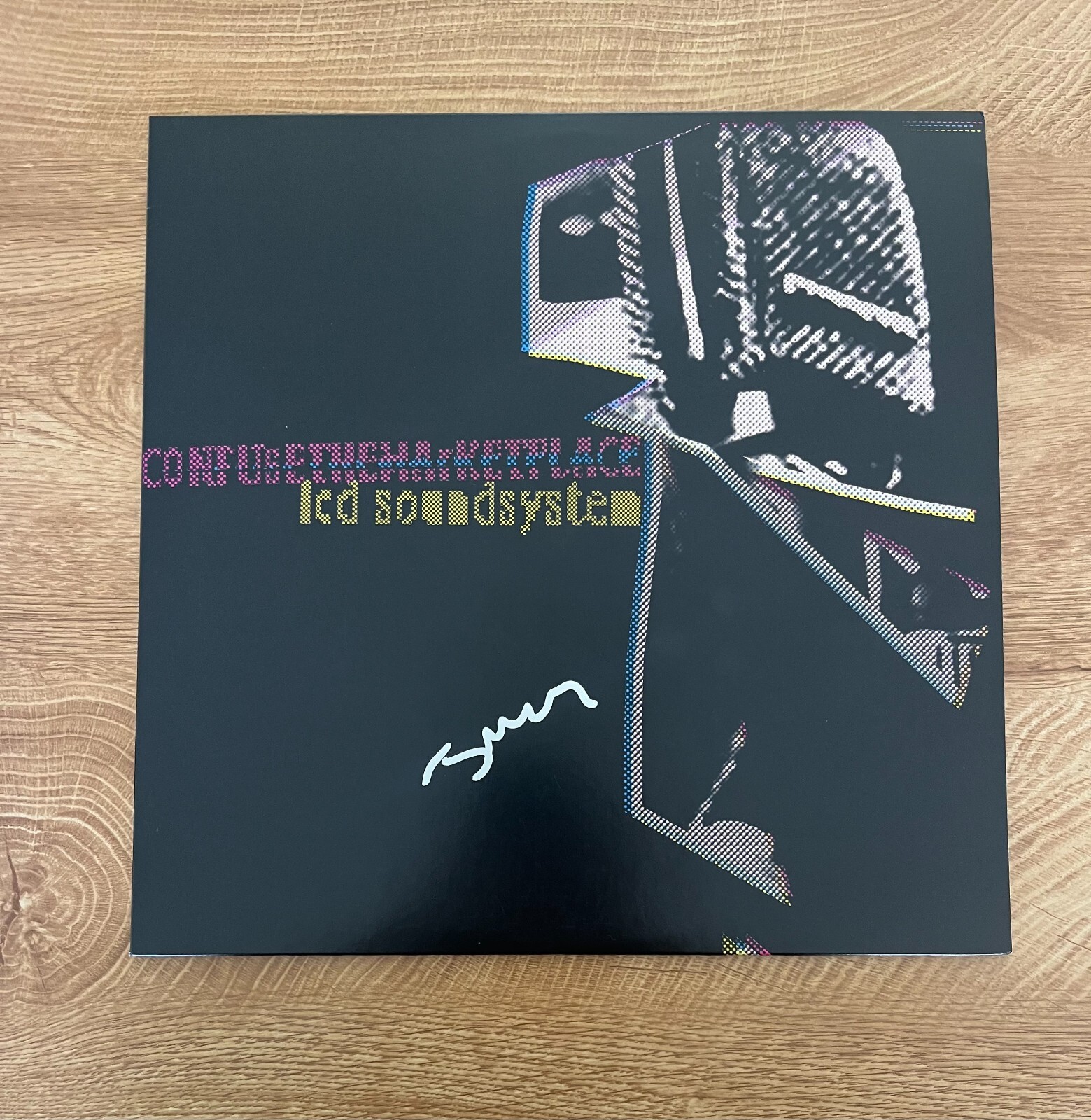 * JAMES MURPHY * signed vinyl album * LCD SOUNDSYSTEM * CONFUSE THE MARKETPLACE