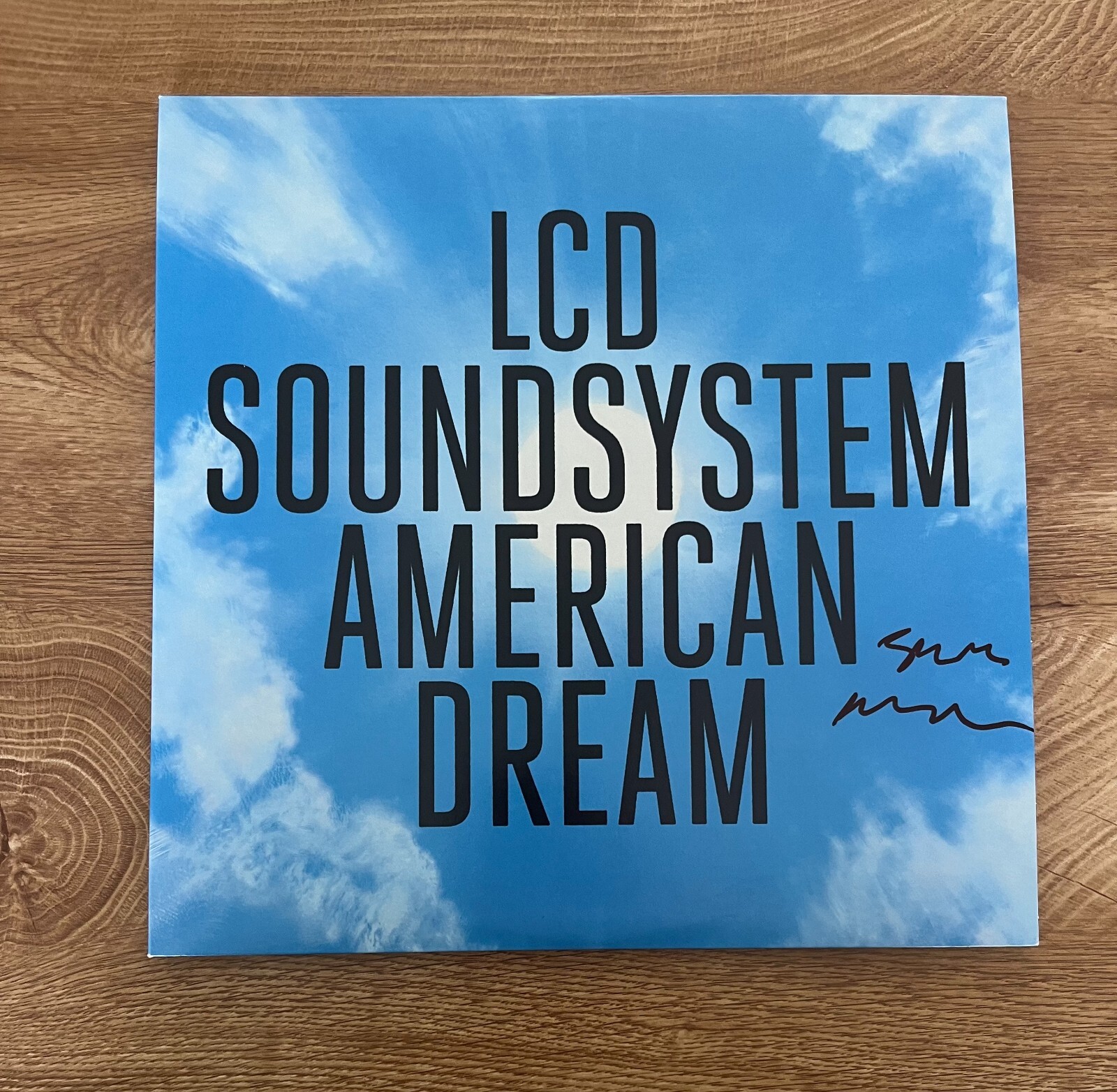 * JAMES MURPHY * signed vinyl album * LCD SOUNDSYSTEM * AMERICAN DREAM * 1