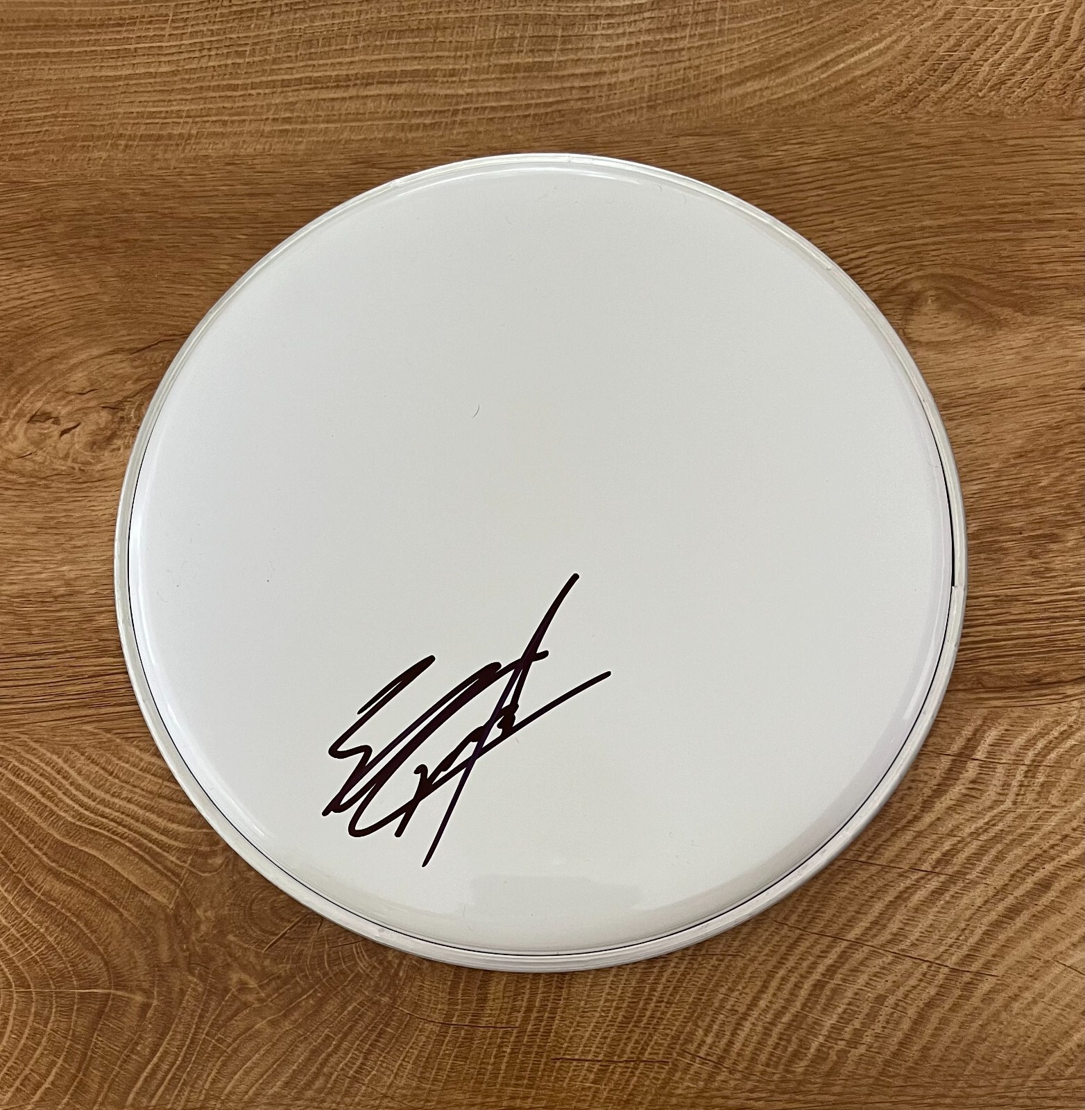 * ELOY CASAGRANDE * SIGNED 10″ DRUMHEAD * SLIPKNOT * 1 COLLECTIBLE MEMORABILIA