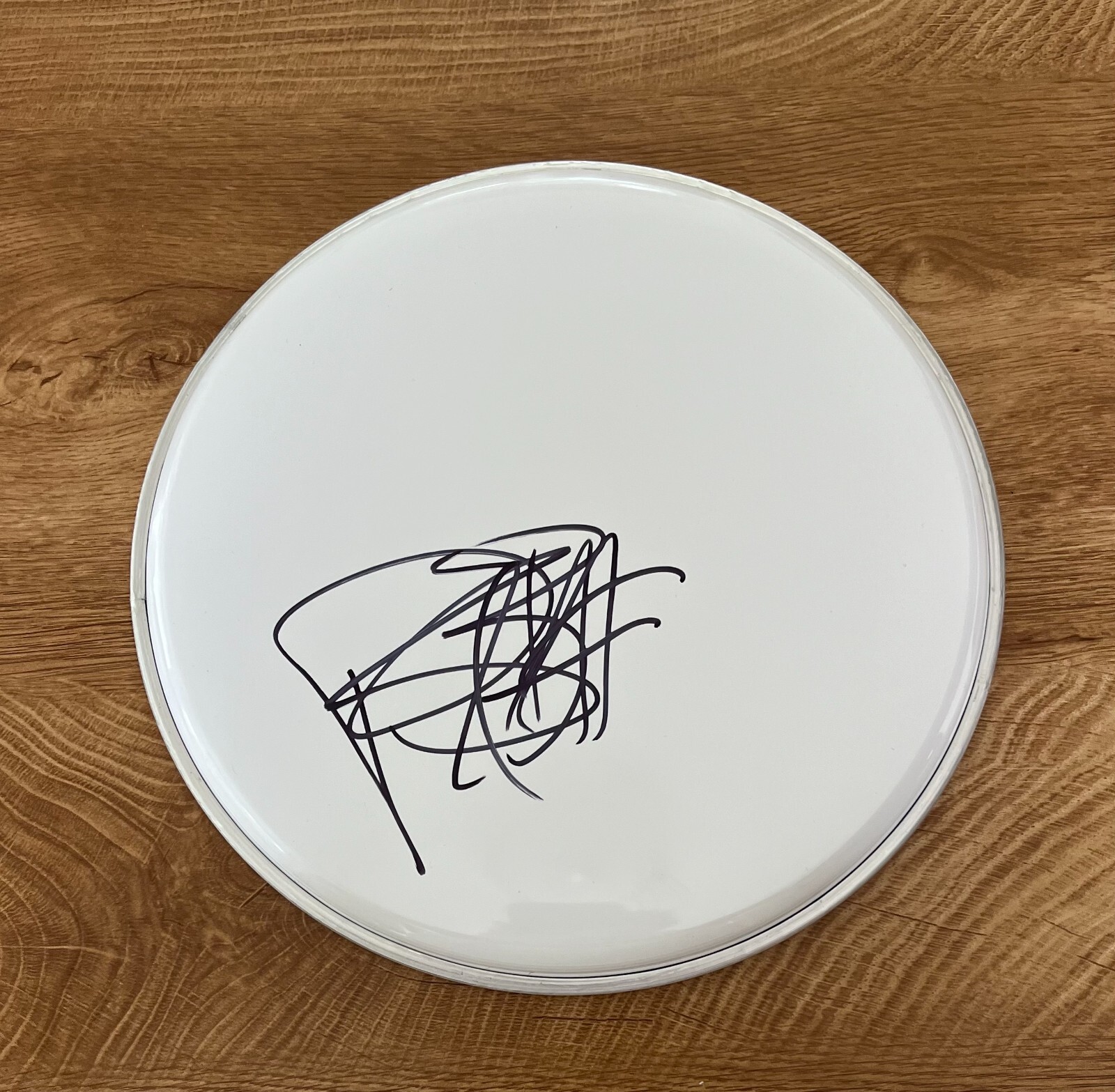 * PAUL BOSTAPH * SIGNED 10″ DRUMHEAD * SLAYER * 1 COLLECTIBLE MEMORABILIA