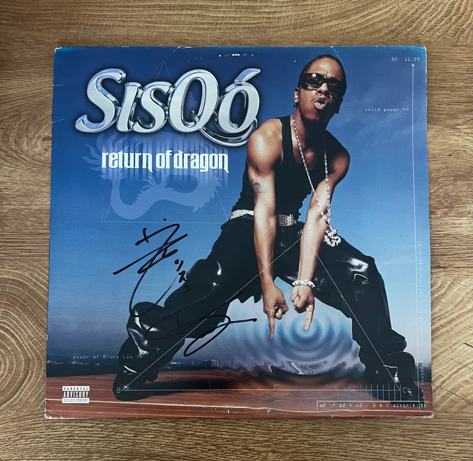 * SISQO * signed vinyl album * RETURN OF THE DRAGON * 1
