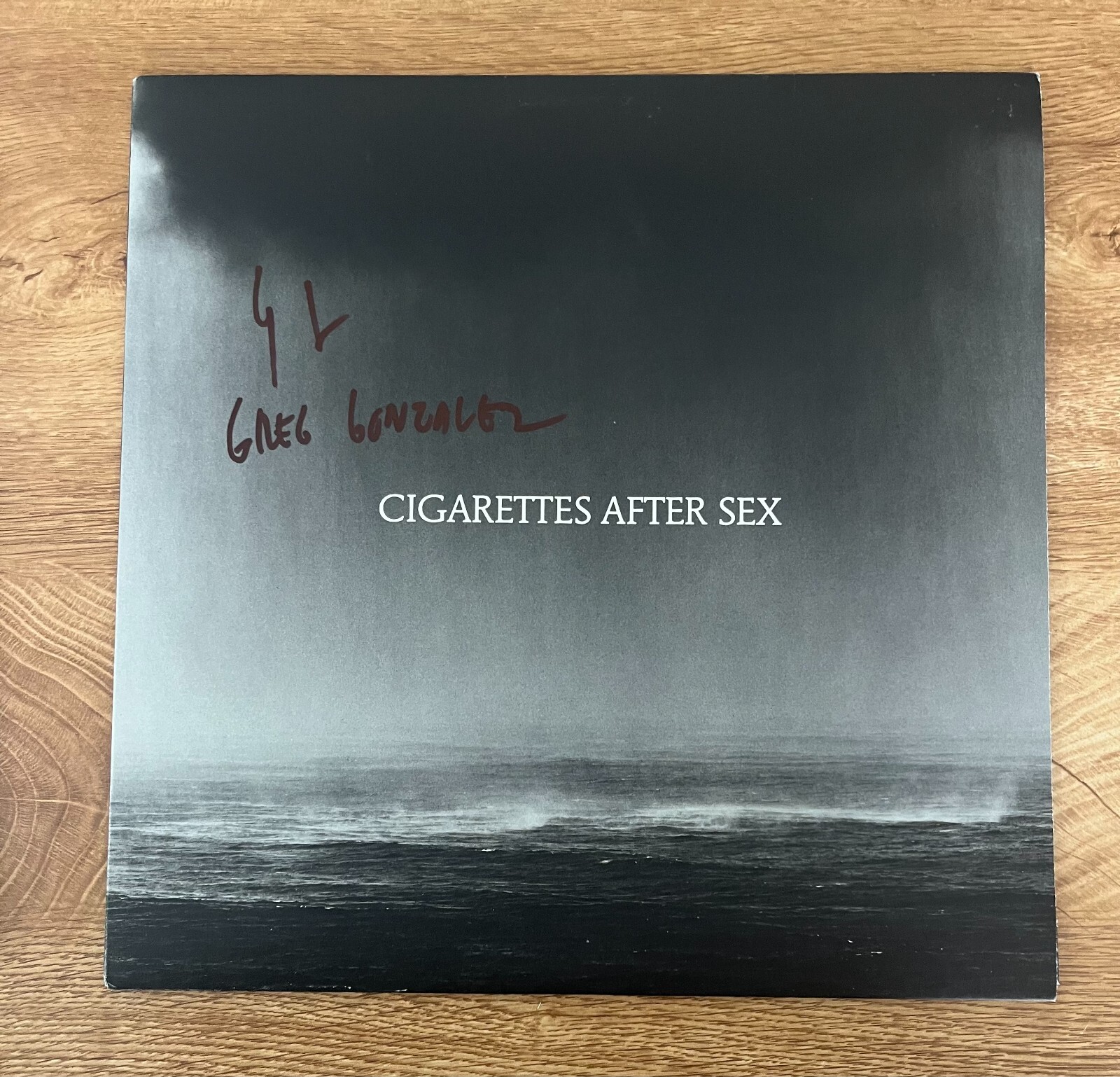 * CIGARETTES AFTER SEX * signed vinyl album * CRY * GREGORY GONZALEZ * 1