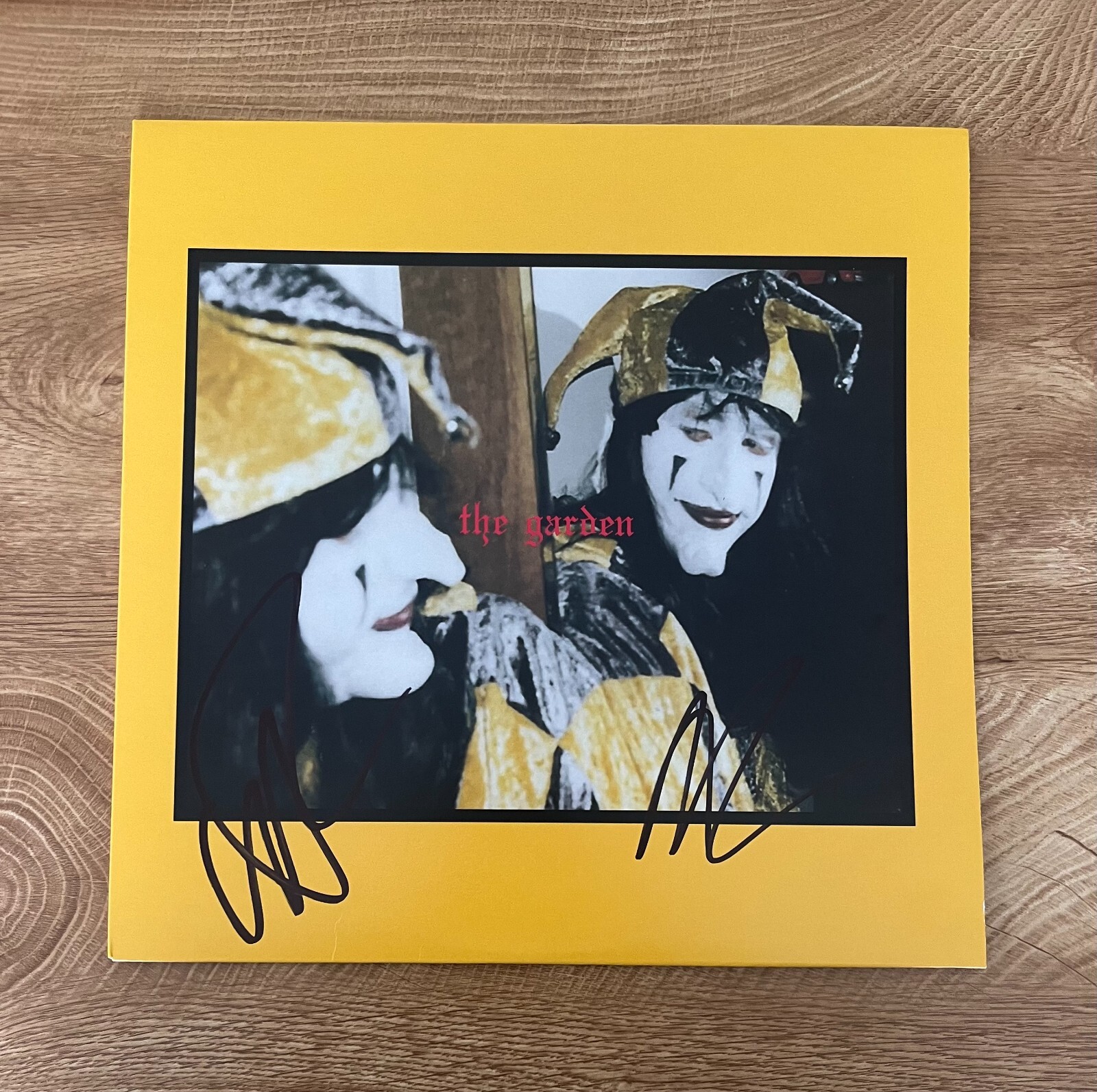 * THE GARDEN * signed vinyl album * MIRROR MIGHT STEAL YOUR CHARM * 1