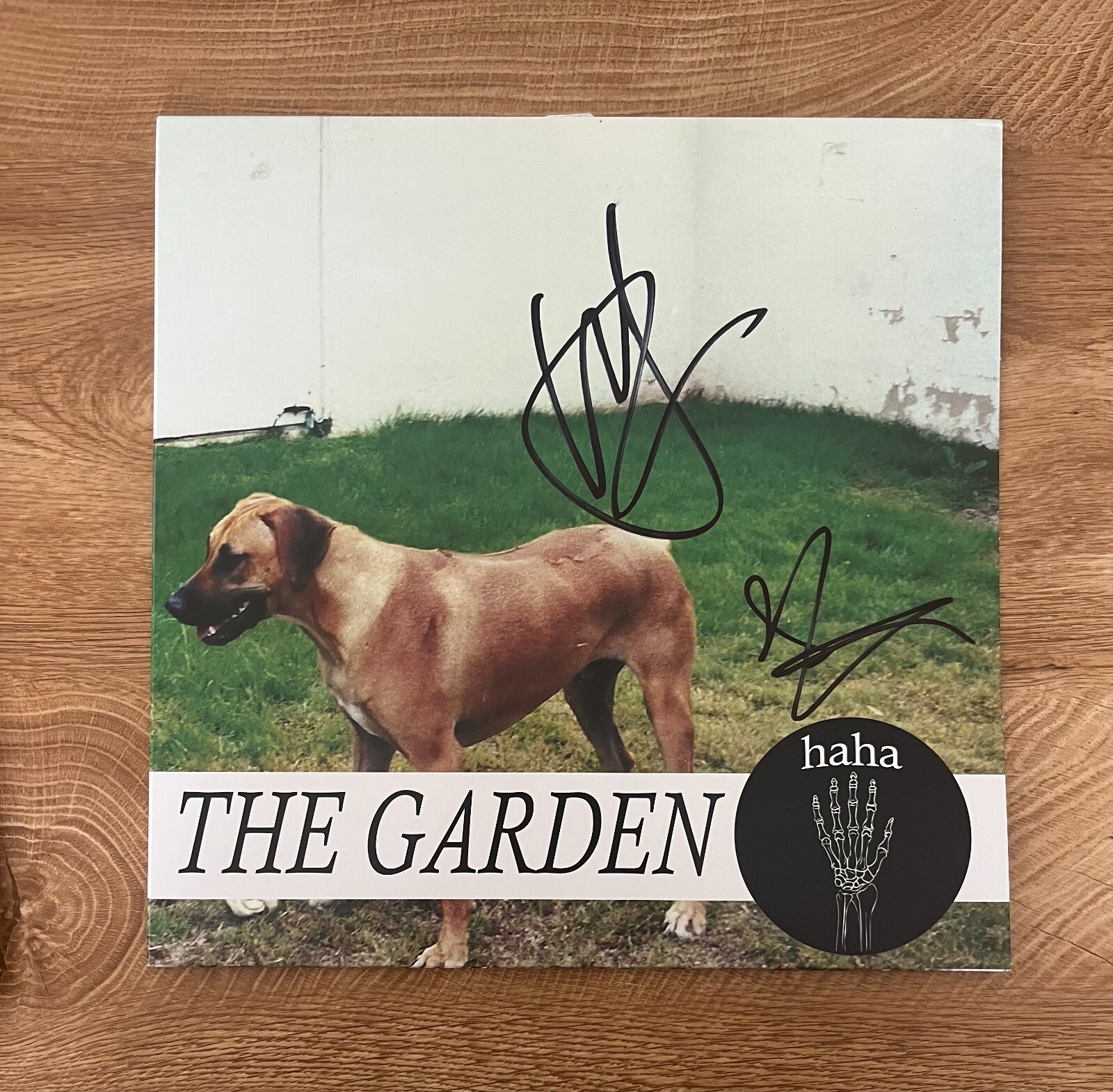 * THE GARDEN * signed vinyl album * HAHA * WYATT & FLETCHER SHEARS * 1