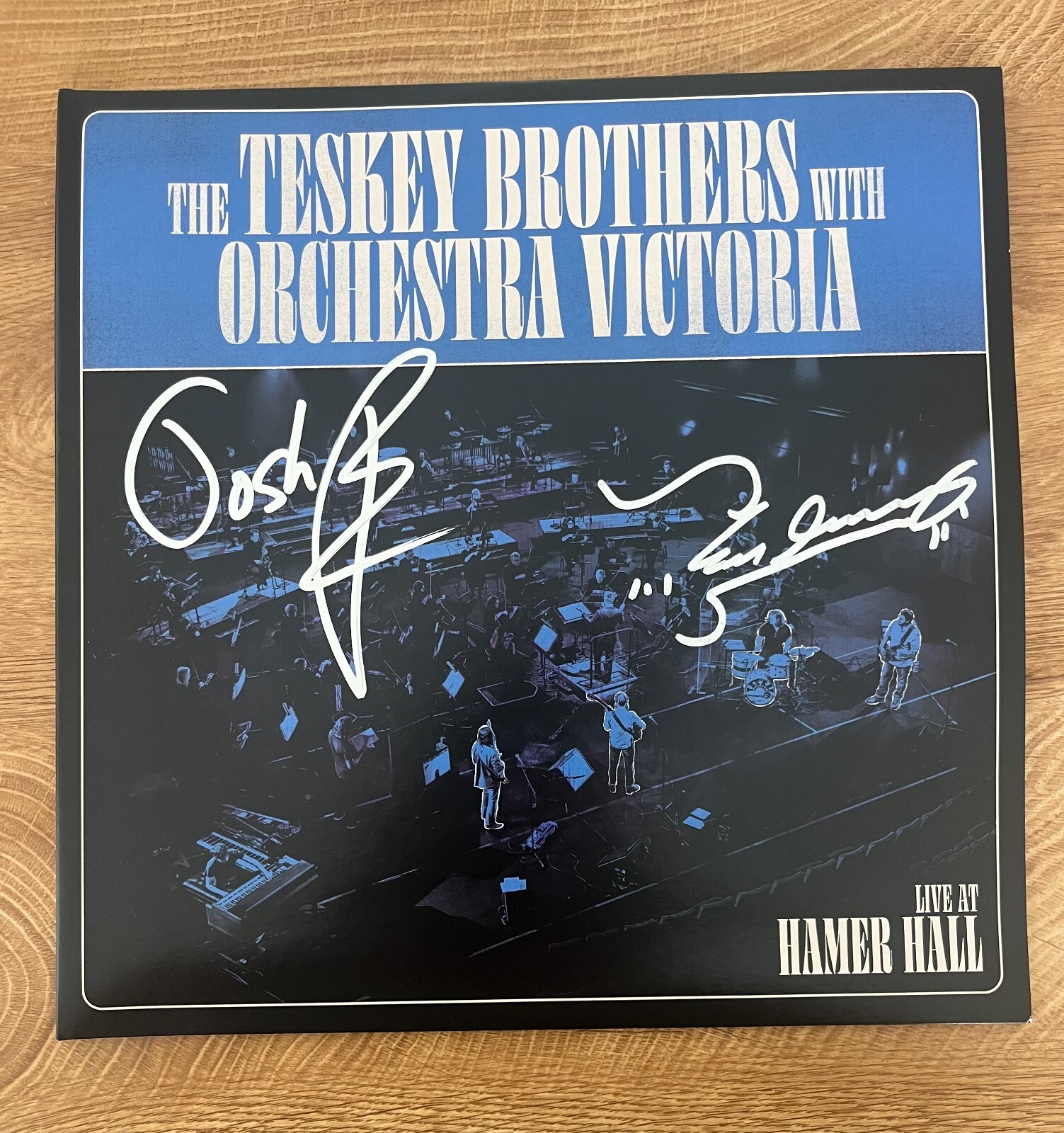 * THE TESKEY BROTHERS * signed album * WITH ORCHESTRA VICTORIA * JOSH & SAM * 1